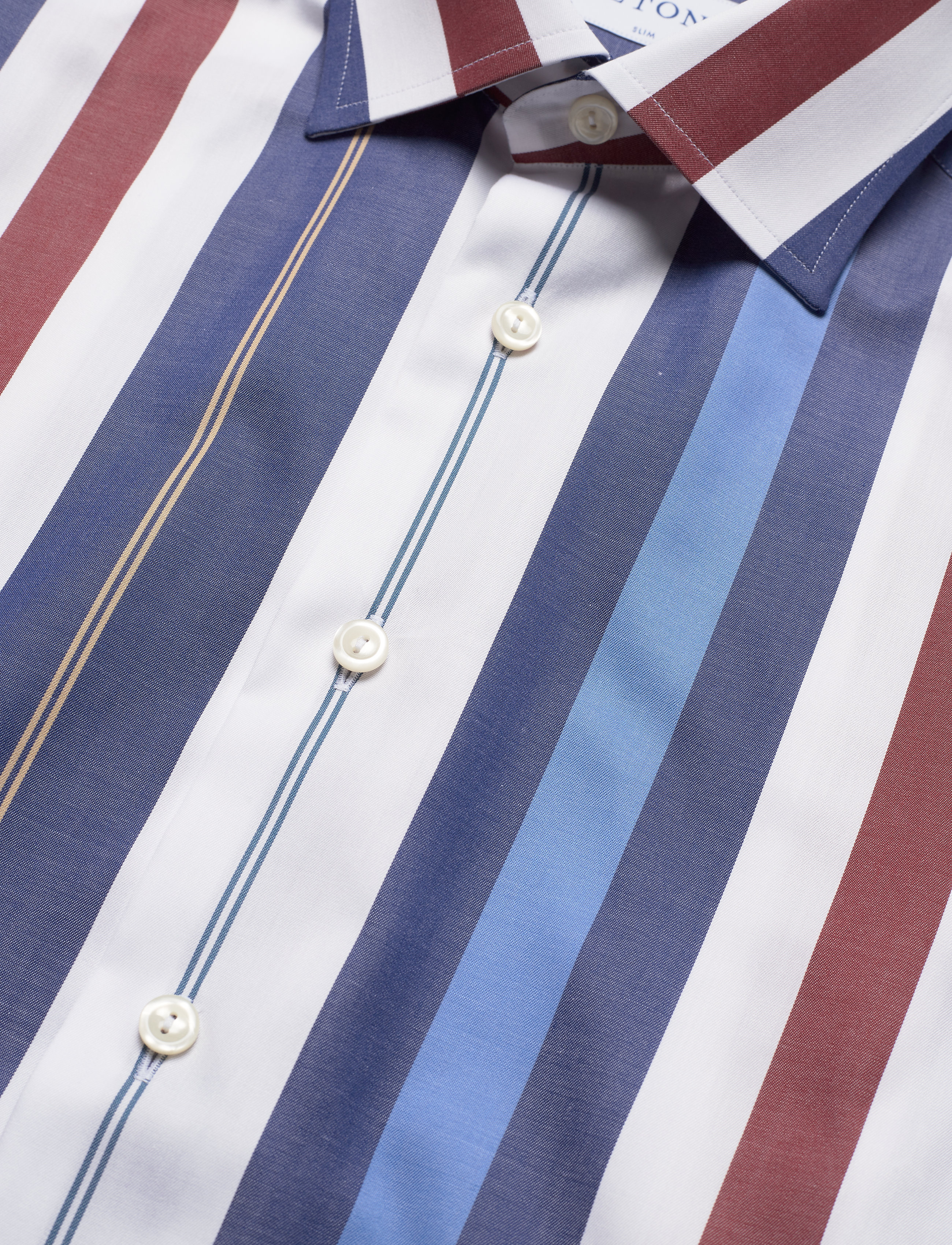 Eton - Slim fit Business Signature Twill Shirt - pink/red - 3