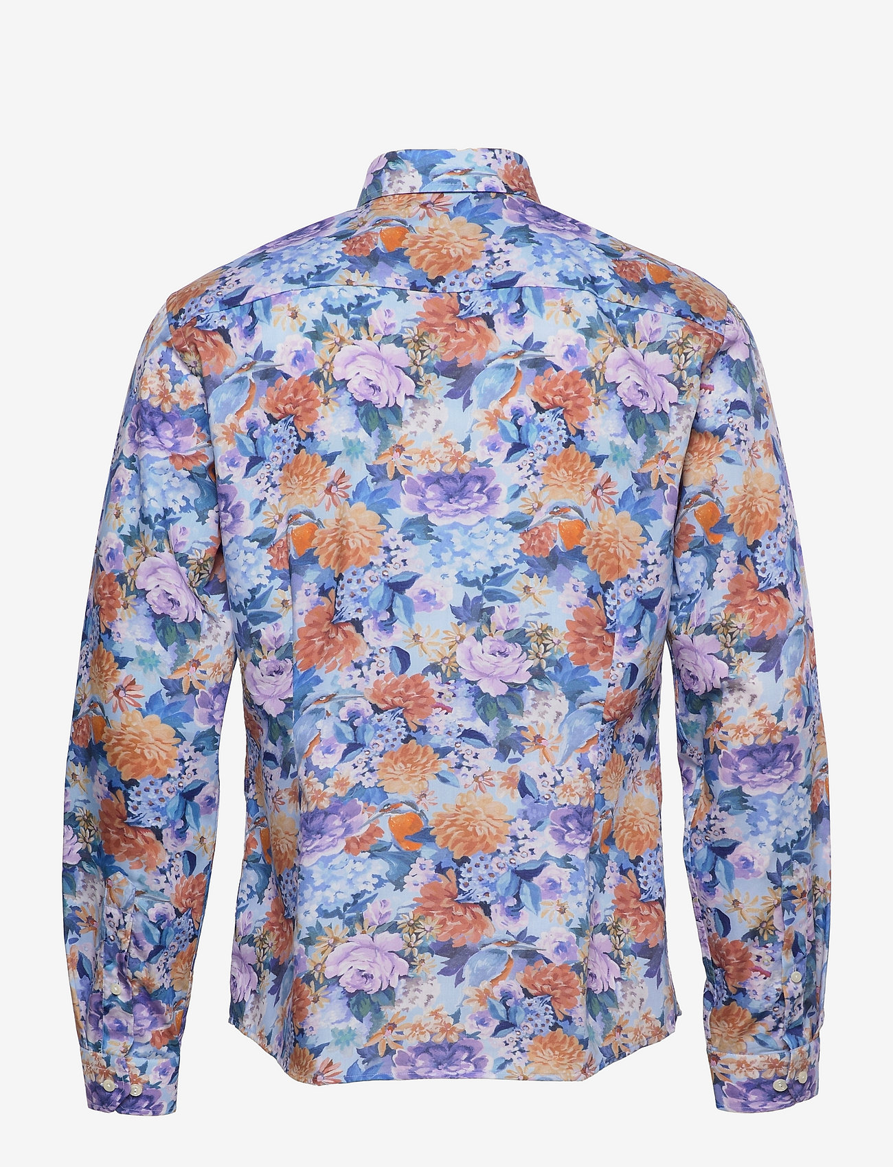 Eton - Men's Shirt: Business  Signature Twill - mid blue - 1
