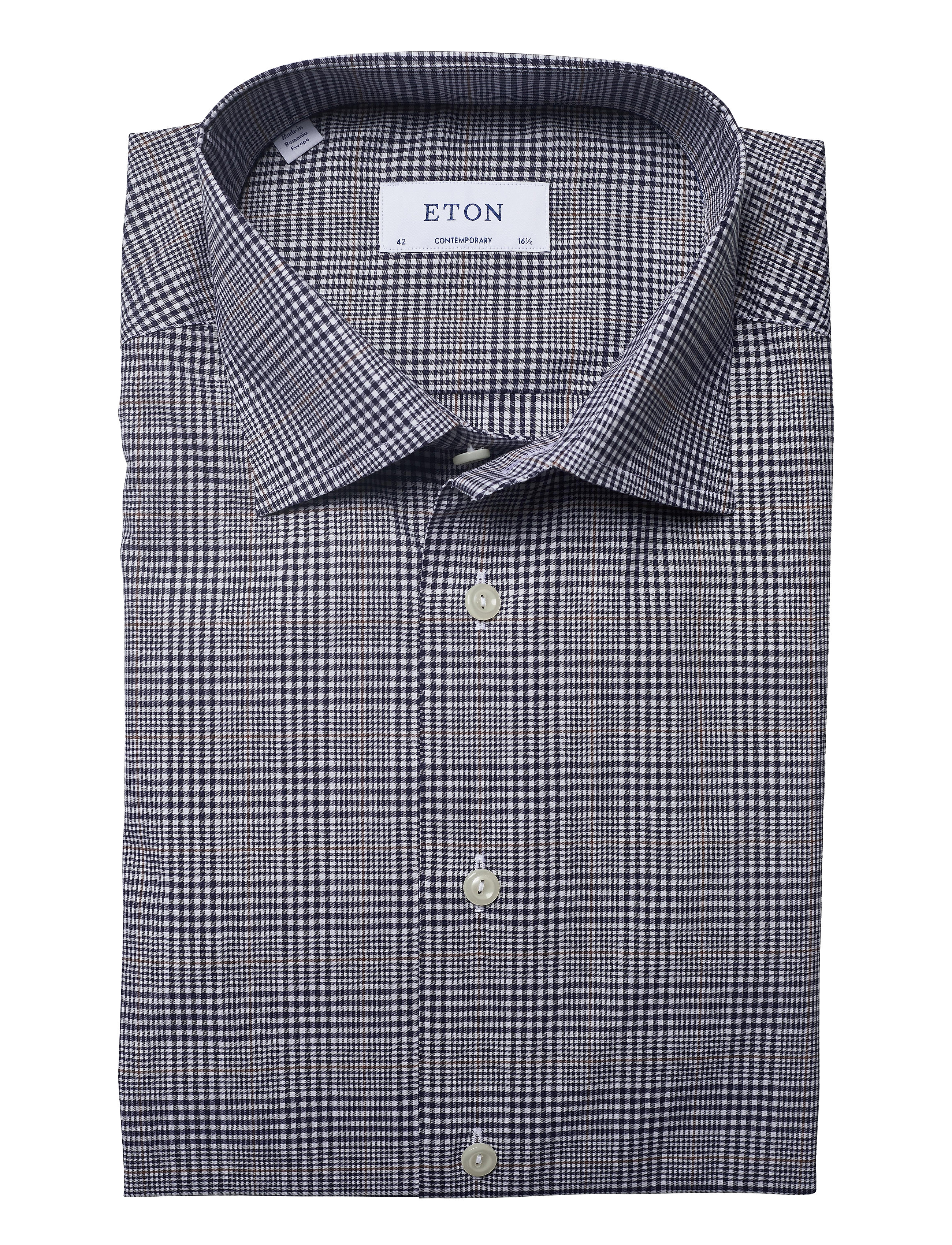 Eton - Contemporary fit Business Fine Twill Stretch Shirt - blue - 4