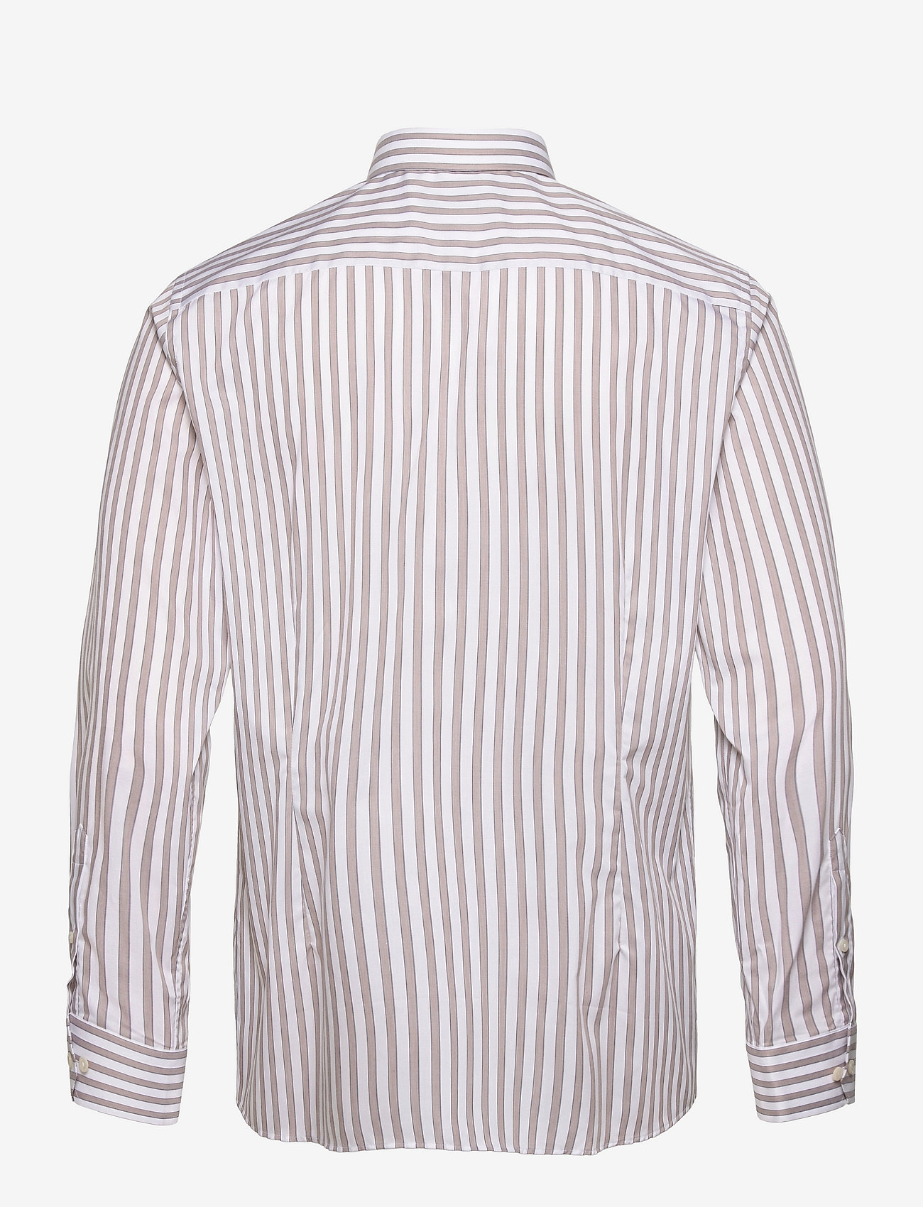 Eton - Men's Shirt: Business  Fine Twill Stretch - brown - 1