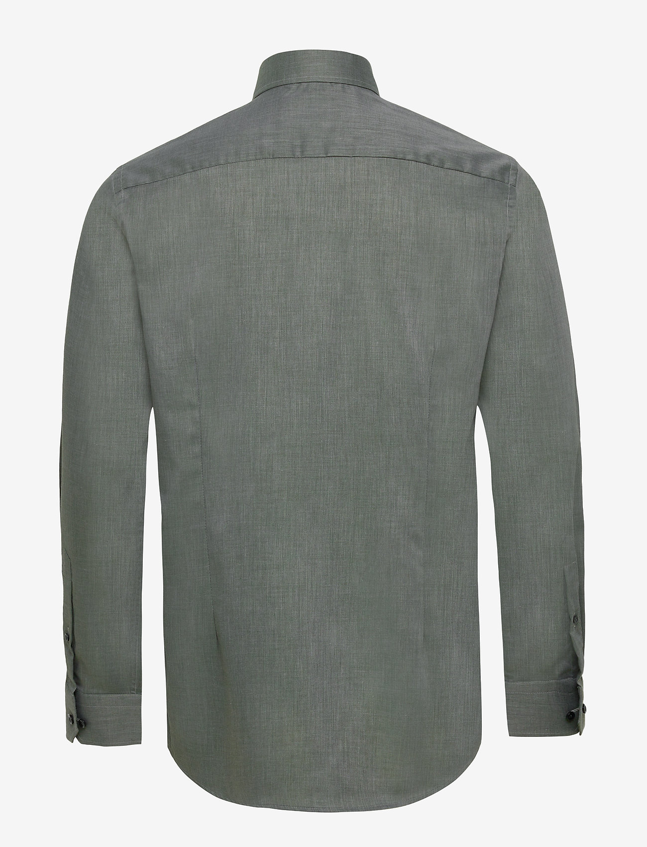 Eton - Green lightweight flannel shirt - green - 1