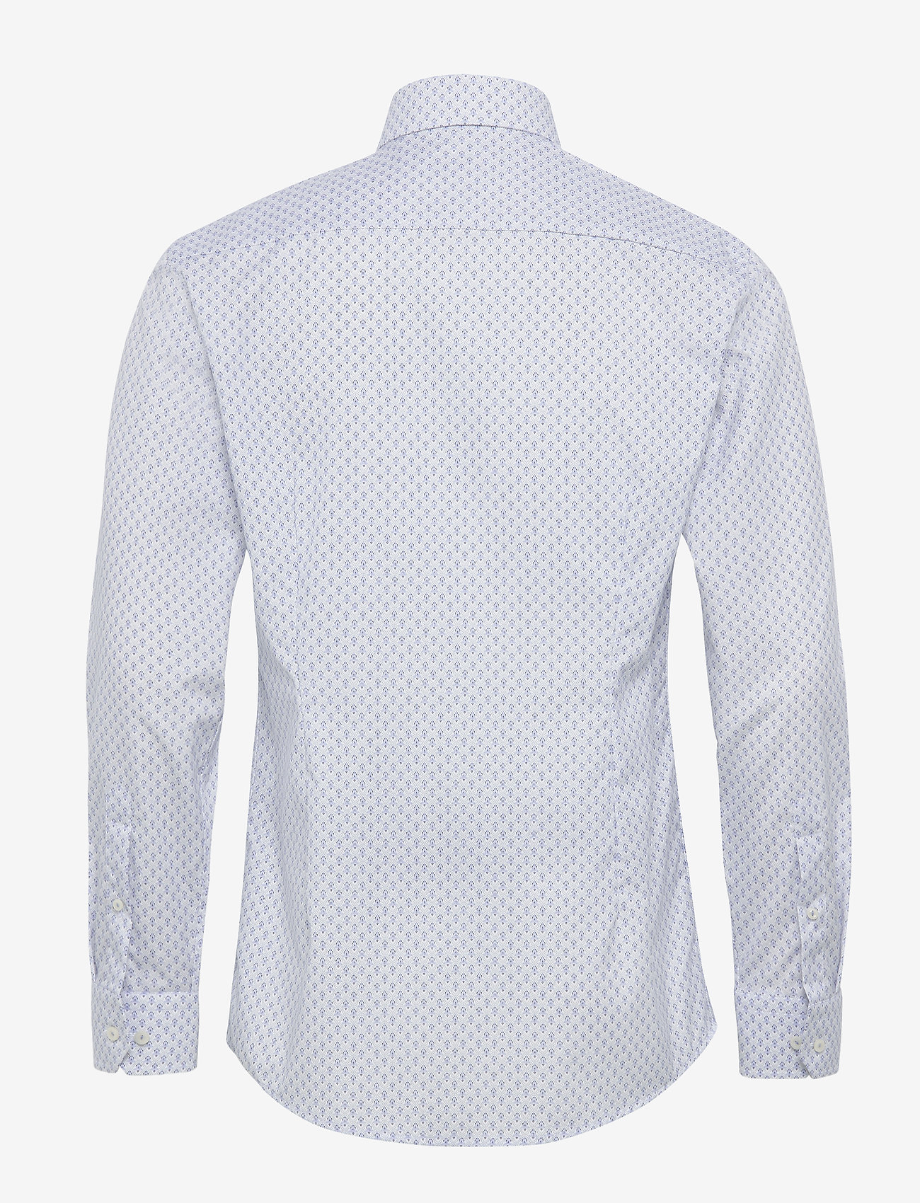 Eton - Medallion poplin shirt - blue - 1