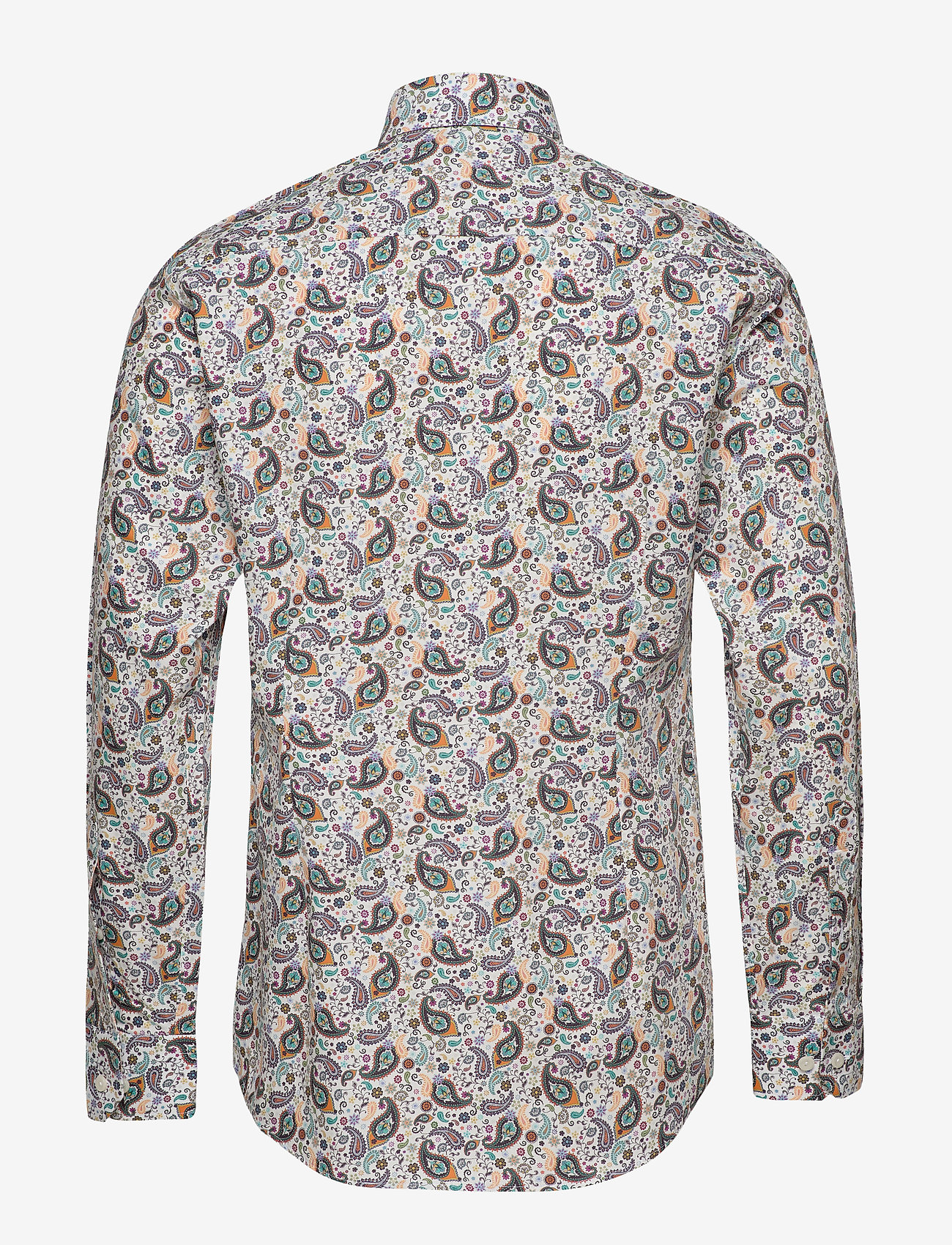 Eton - Paisley poplin shirt - green - 1