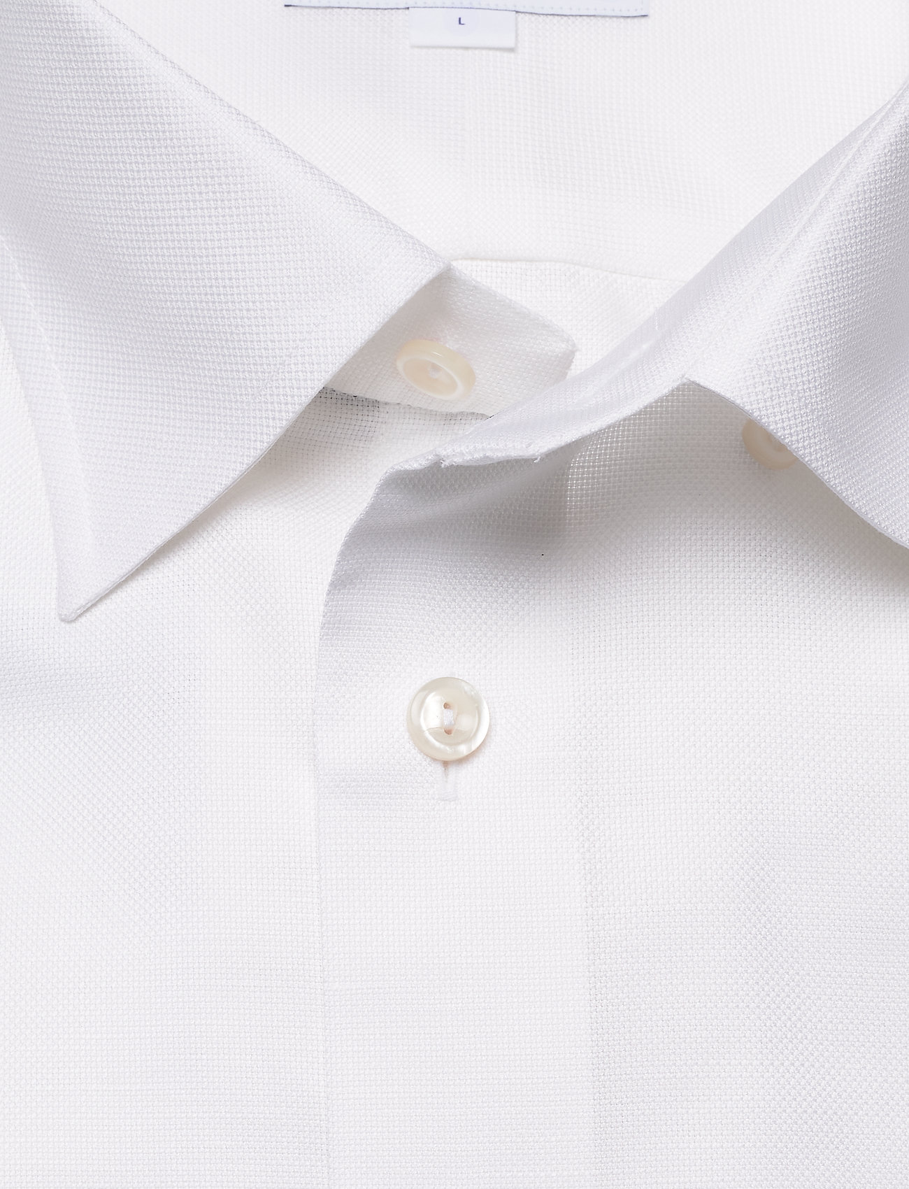 Eton - Men's shirt: Business Casual  Twill cottonlinen - white - 2