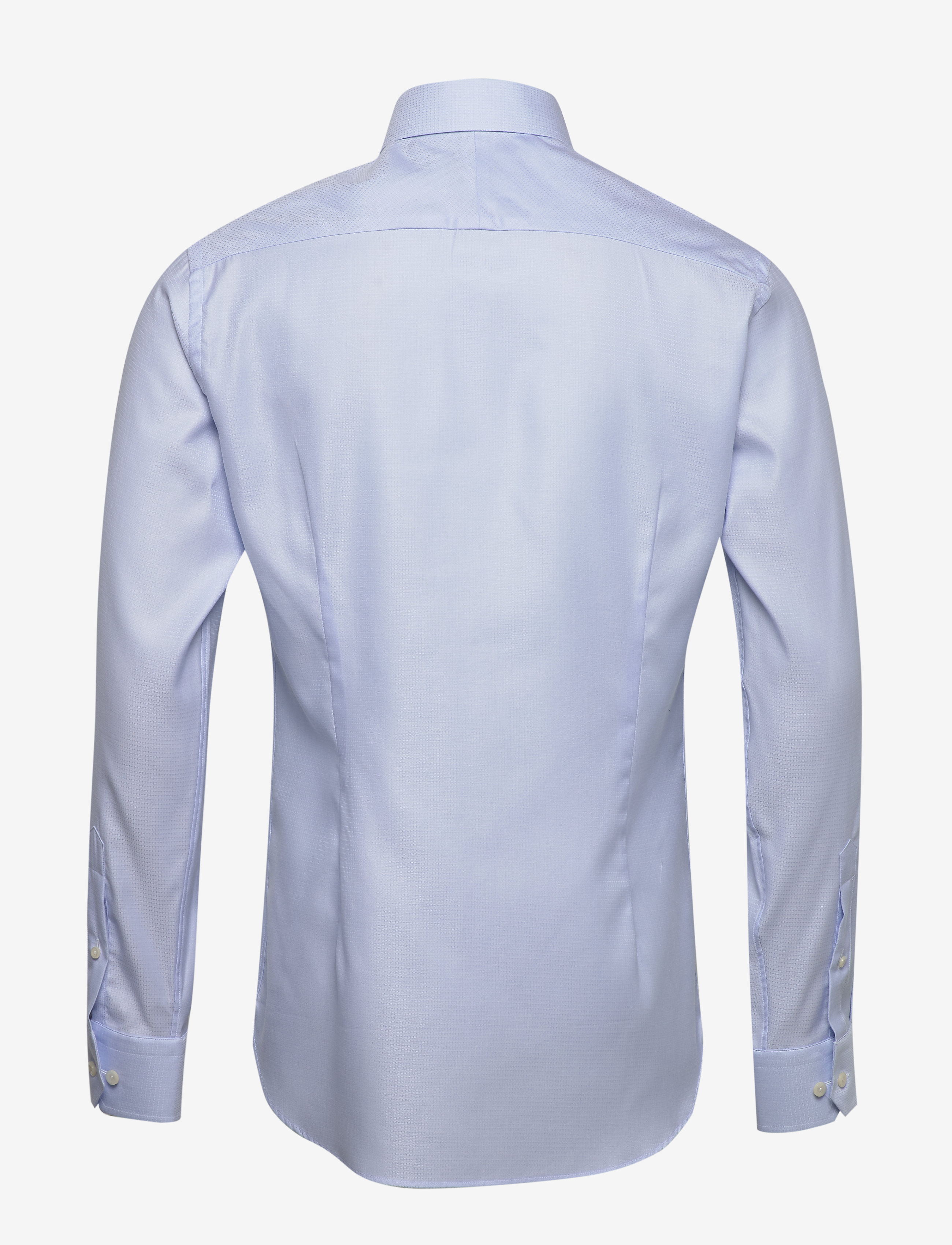Eton - Blue micro weave twill shirt - blue - 1