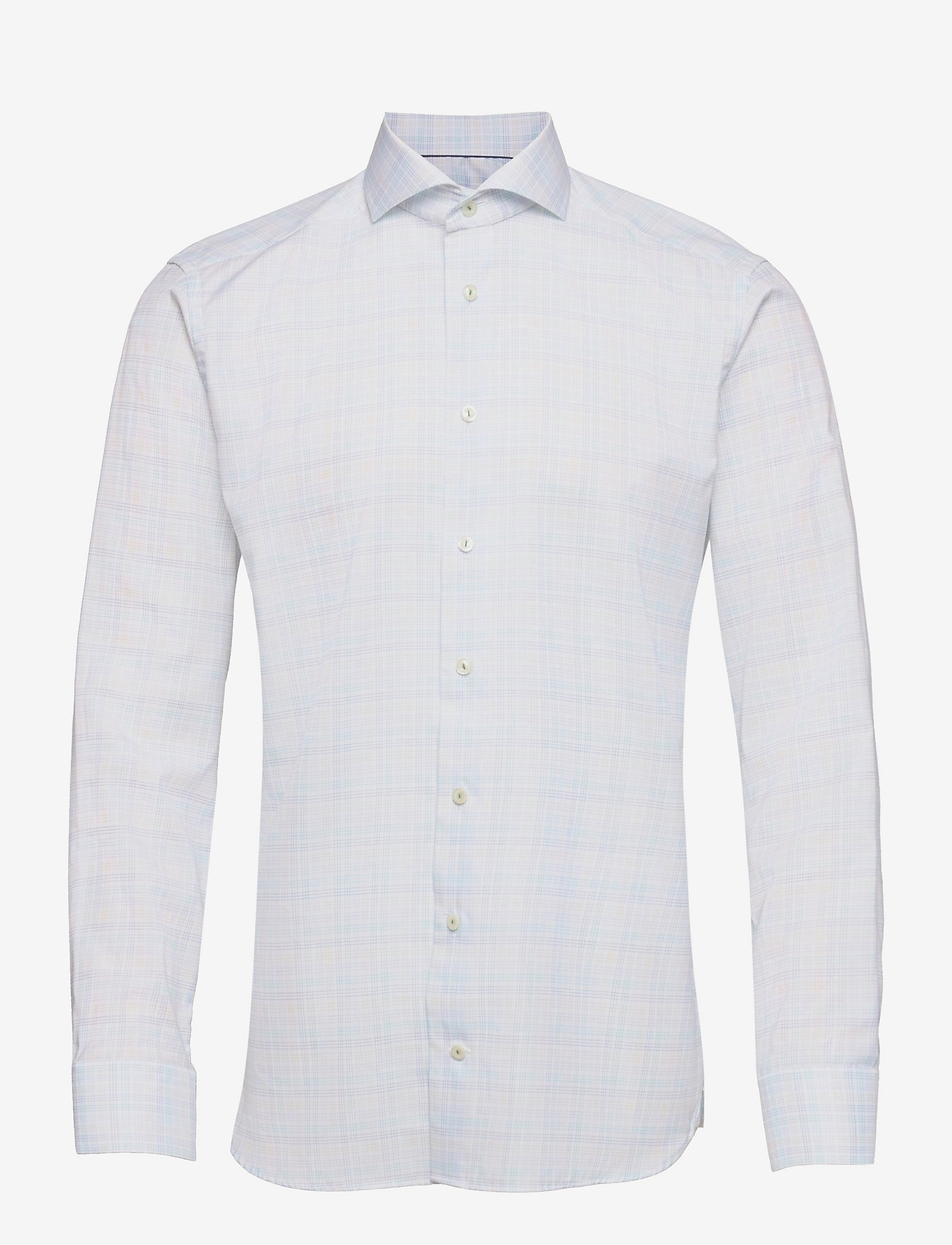 Eton - Men's shirt: Business  Signature twill - mid green - 0
