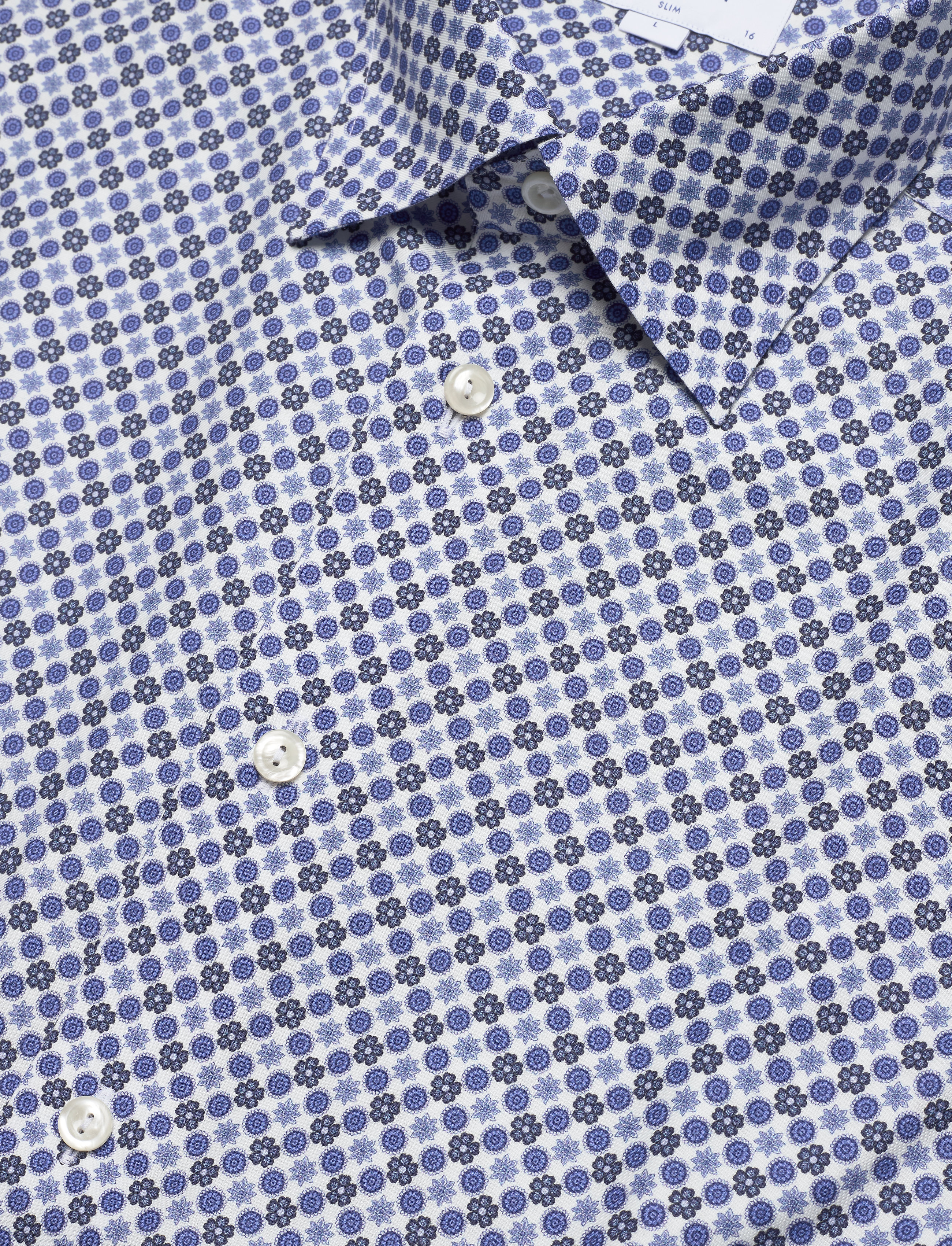 Eton - Eton midi medallion print shirt - blue - 3
