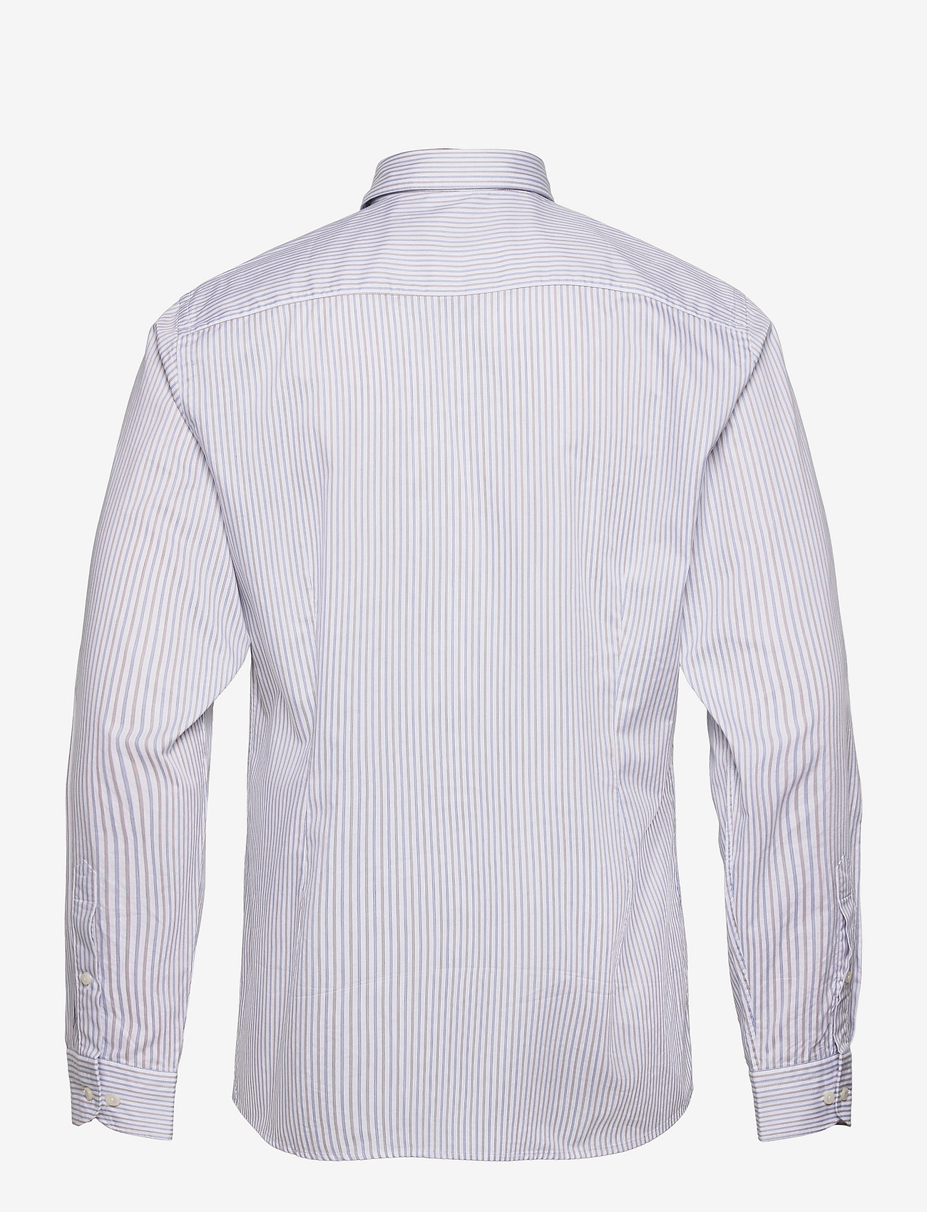 Eton - Men's shirt: Soft Business  Oxford satin - brown - 1