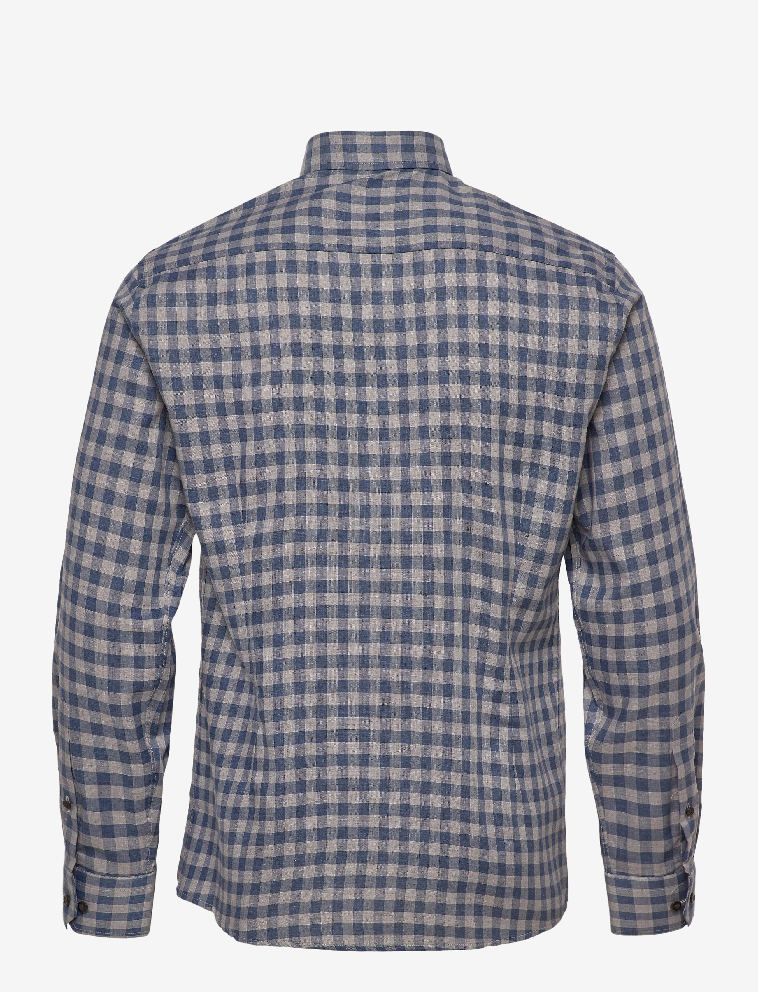 Eton - Slim fit Business Casual Light weight Twill Shirt - blue - 1