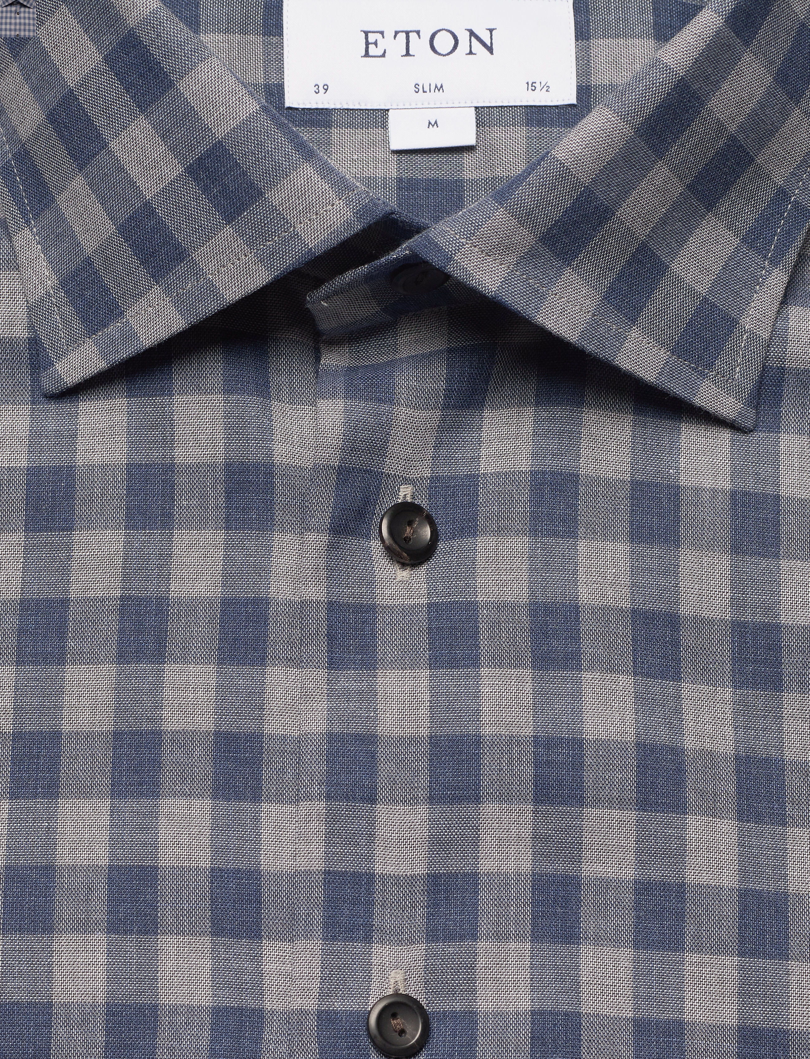 Eton - Slim fit Business Casual Light weight Twill Shirt - blue - 2
