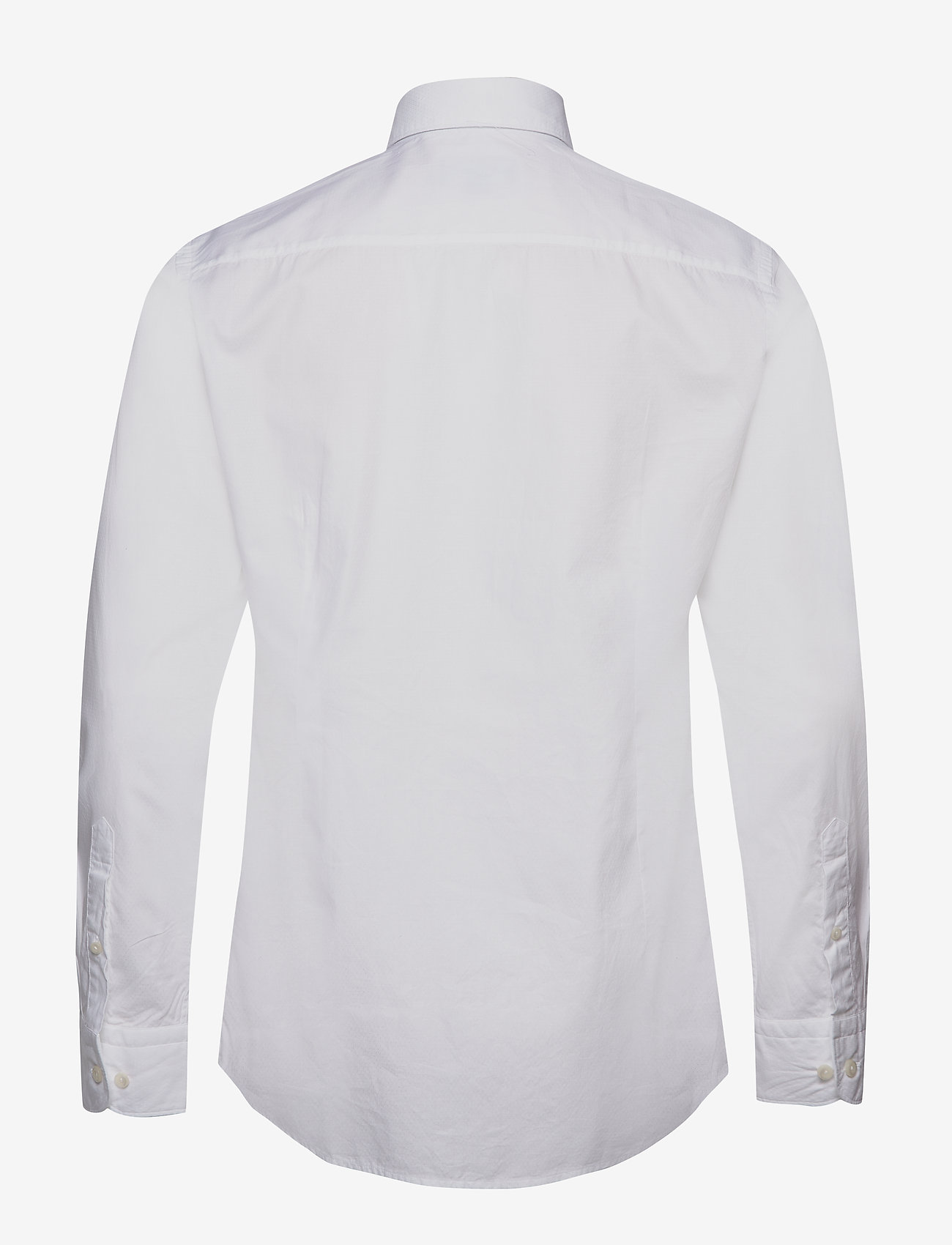 Eton - Lustre dotted dobby shirt - soft - white - 1