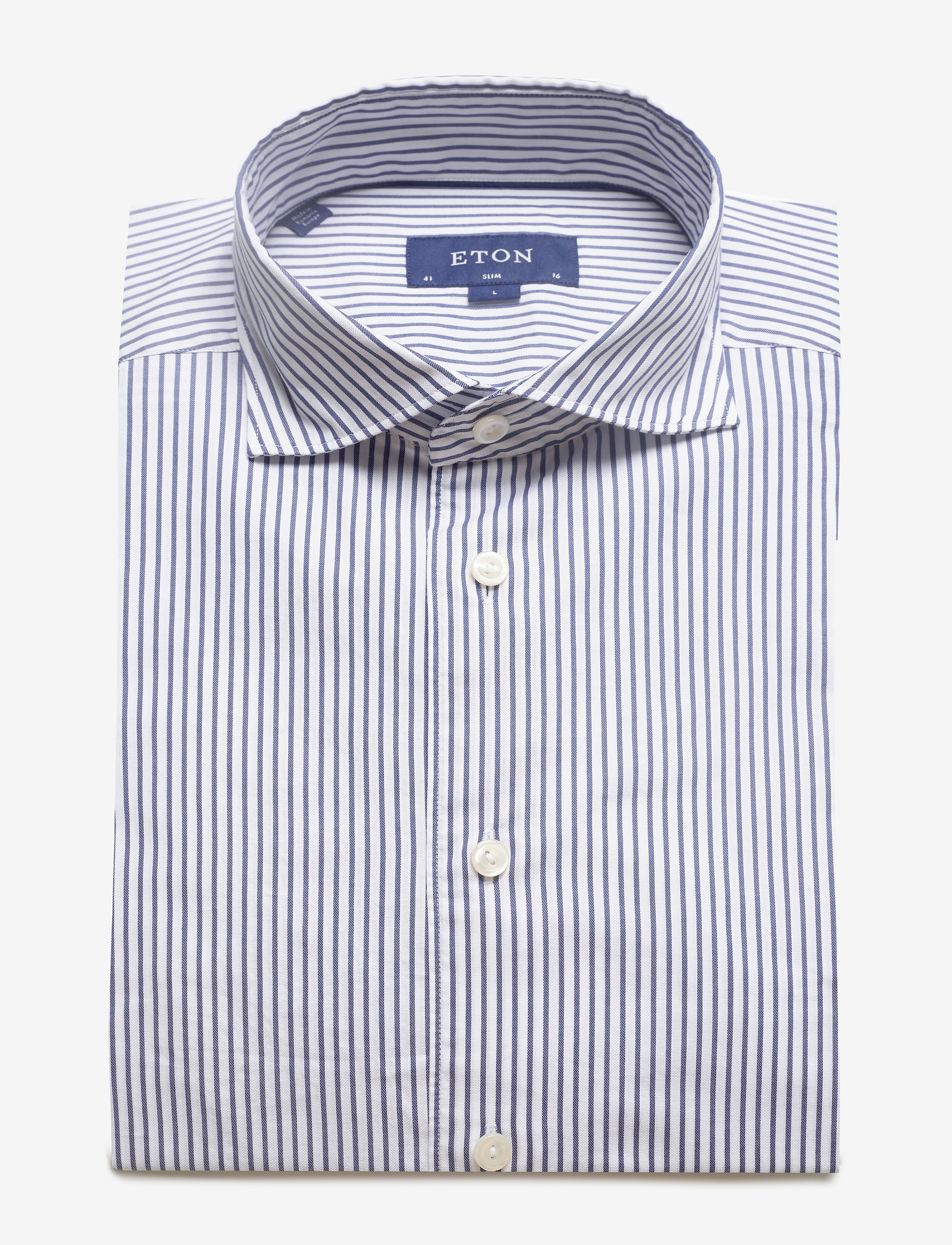 Eton - Twill shirt - navy - 4