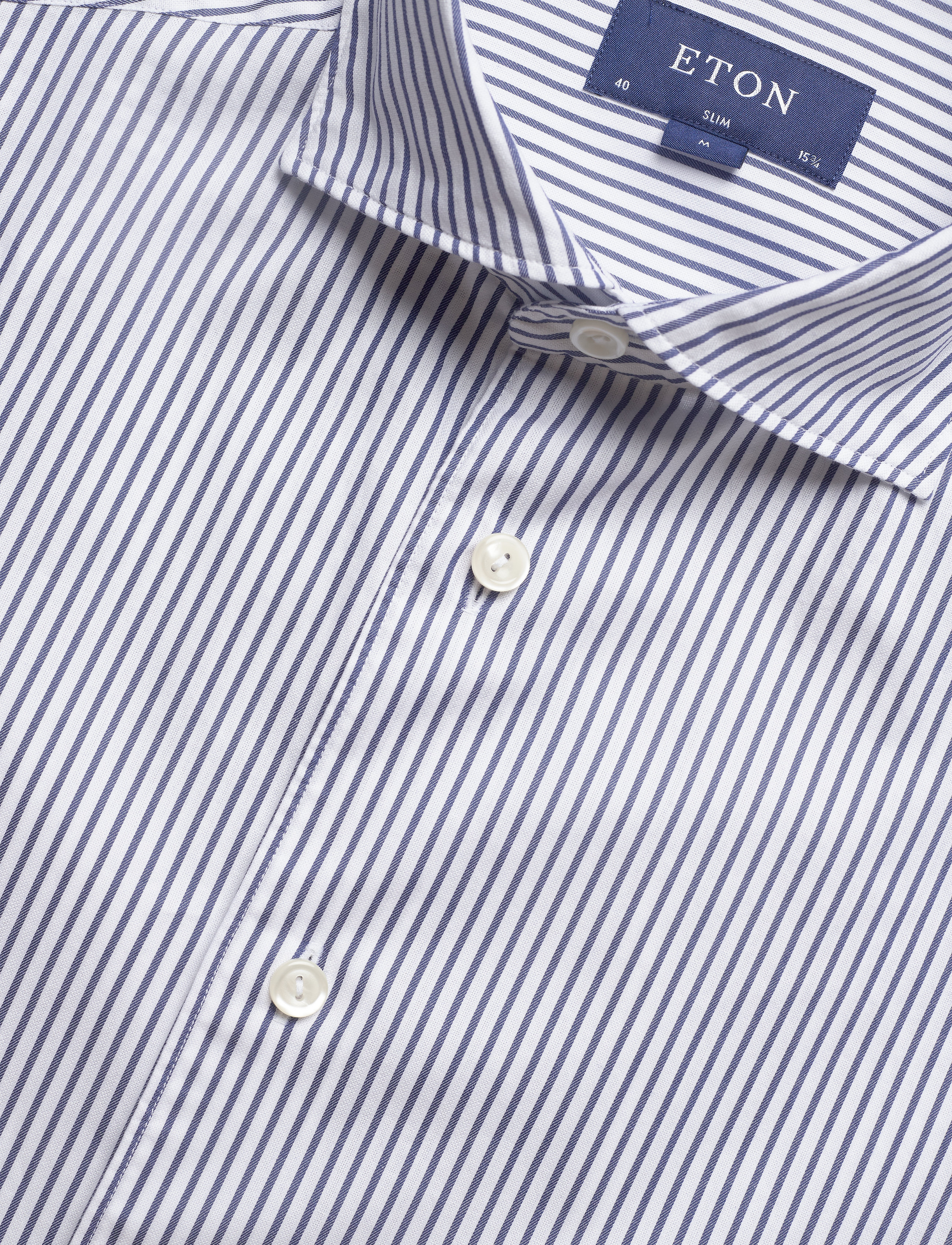 Eton - Twill shirt - navy - 3