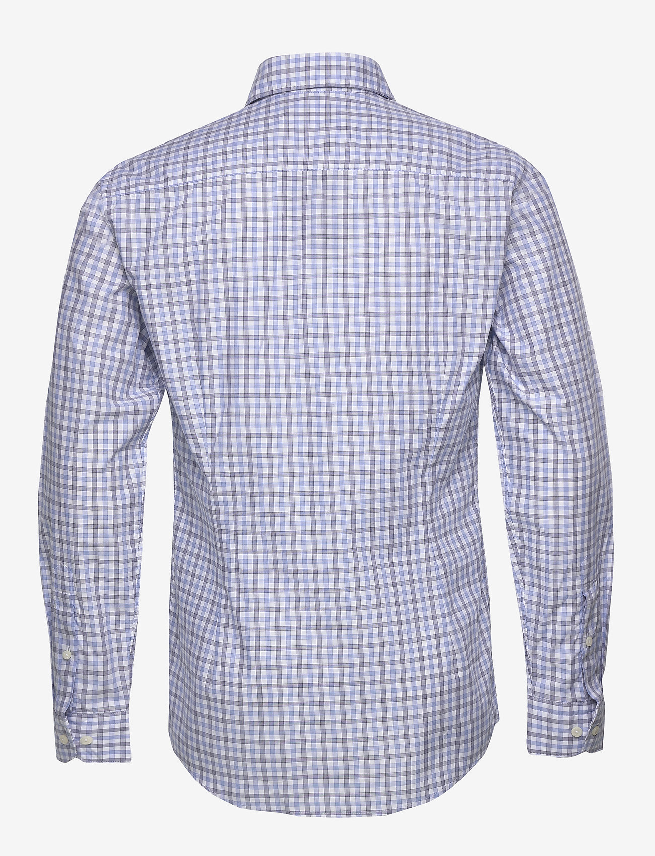 Eton - Grey twill shirt - grey - 1