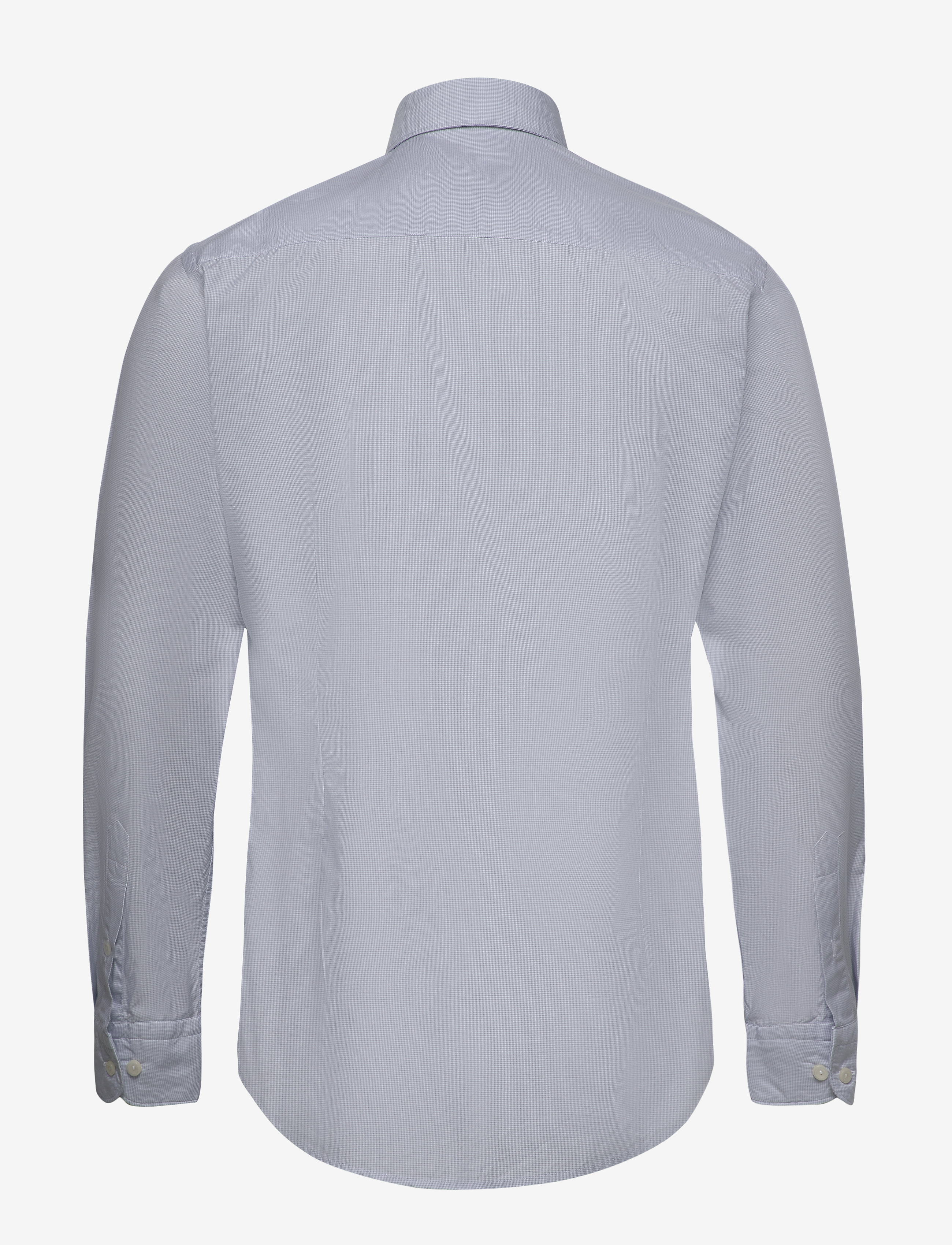 Eton - Grey twill shirt - grey - 1