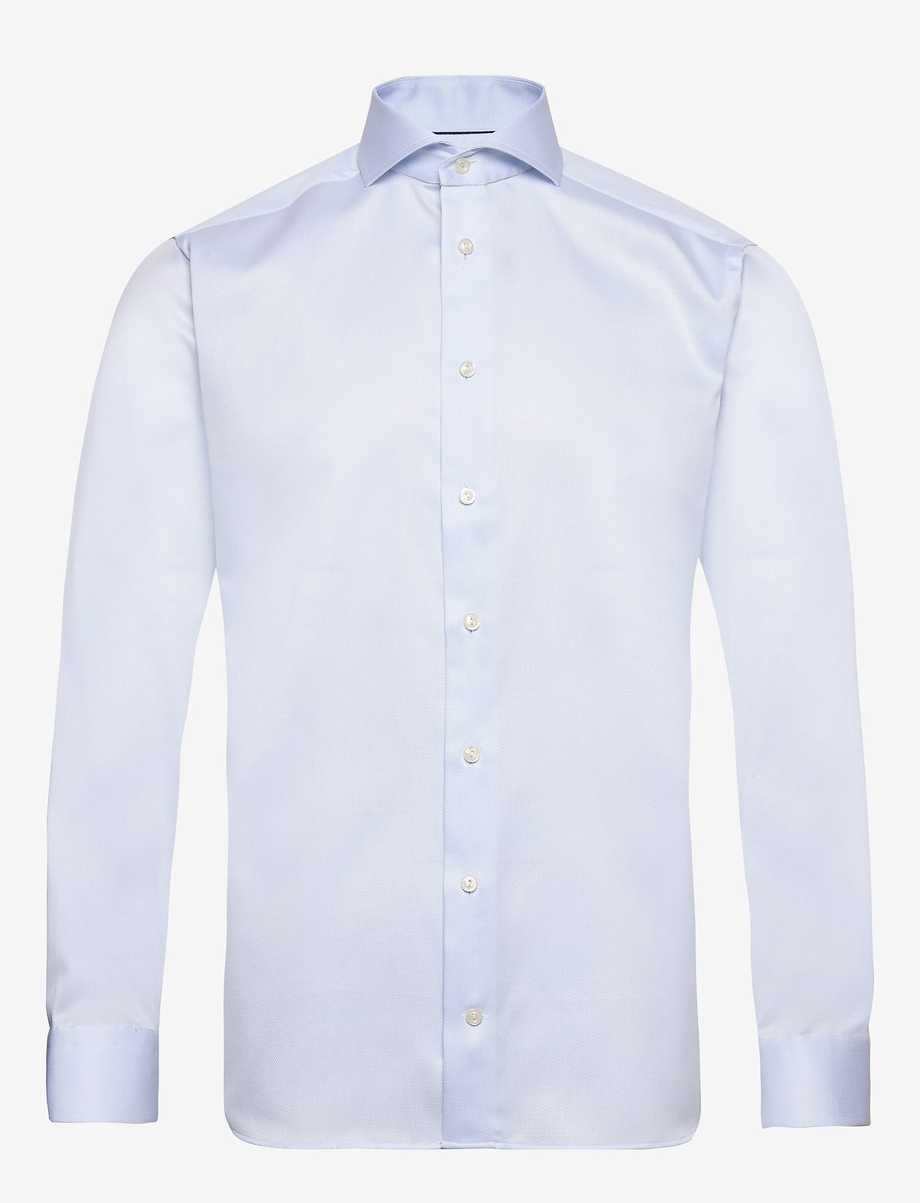 Eton - Diamond weave shirt - blue - 0