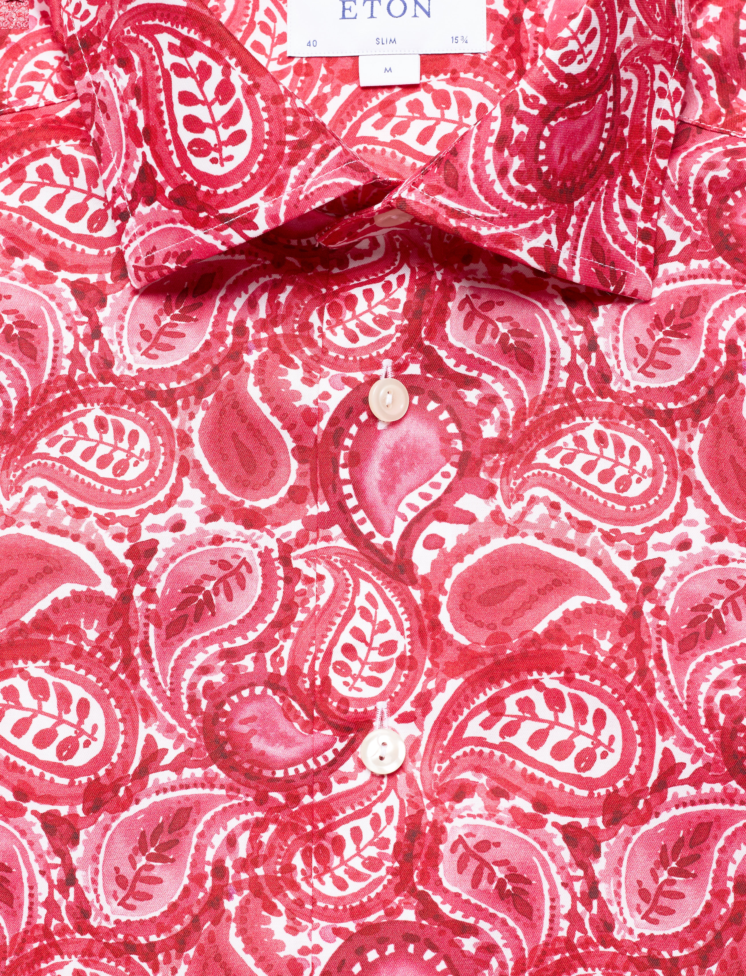 Eton - Signature Twill - pink/red - 2