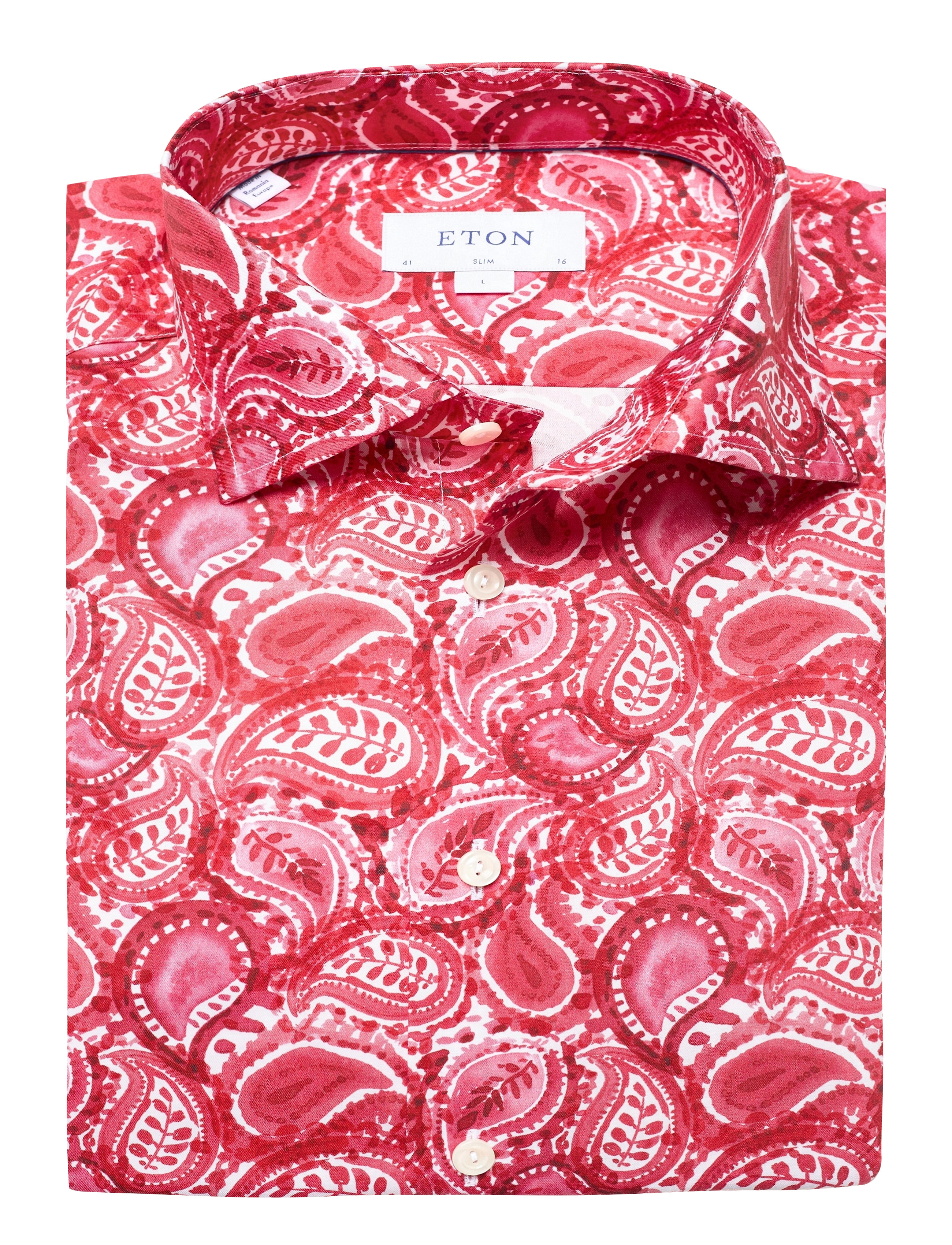 Eton - Signature Twill - pink/red - 4