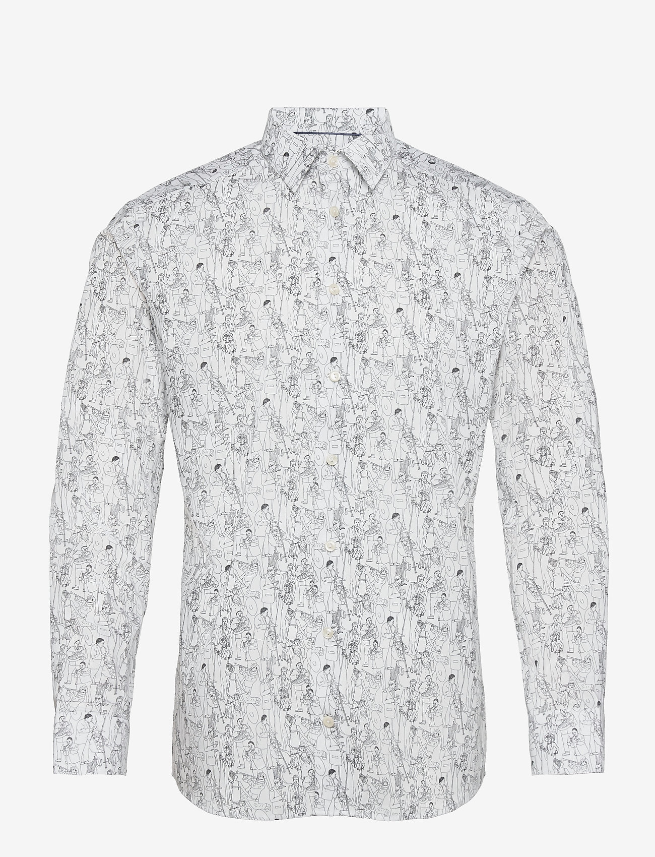 Eton - Men's shirt: Business  Signature Twill - white - 0