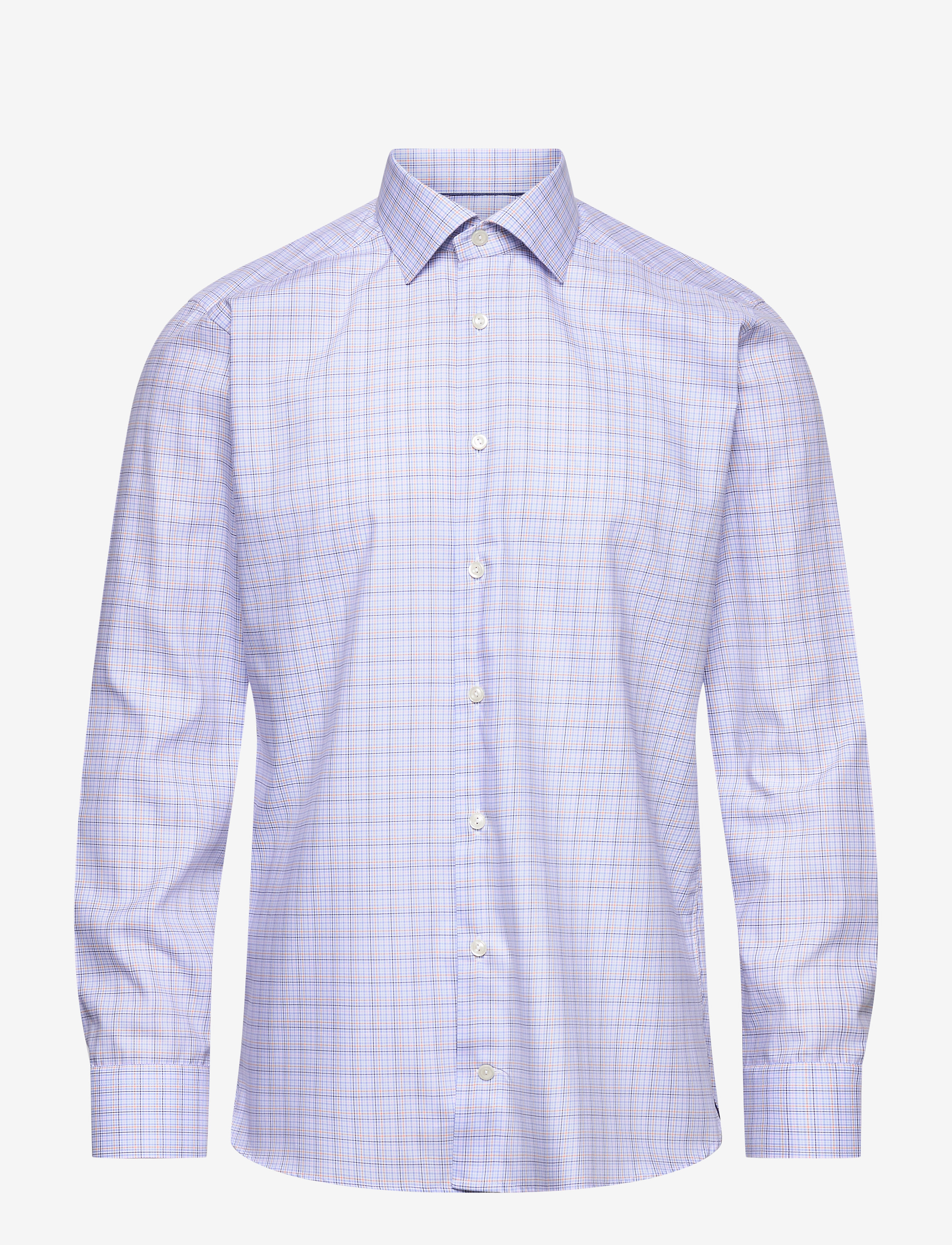 Eton - Slim fit Yellow/Orange Lightweight Twill shirt - yellow/orange - 0