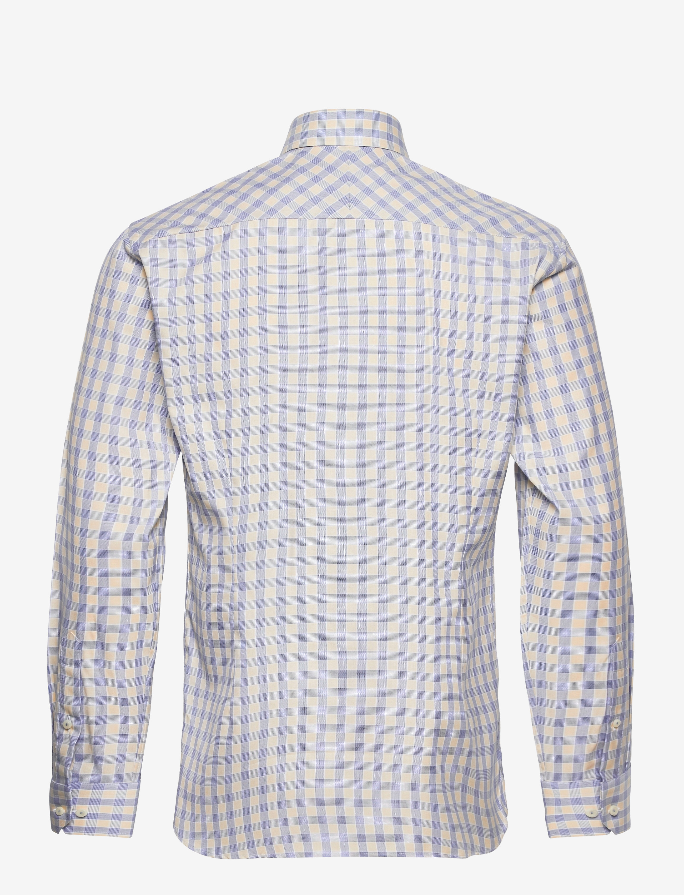 Eton - Slim fit Offwhite/Brown Signature Twill shirt - offwhite/brown - 1