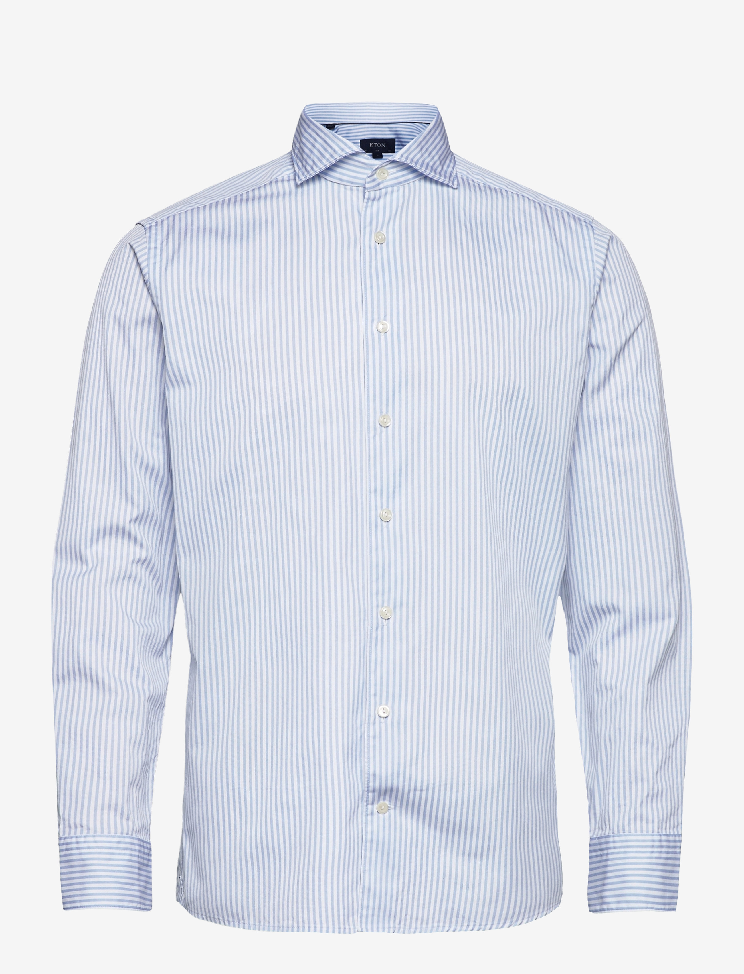 Eton - Slim fit Blue Satin shirt - blue - 0