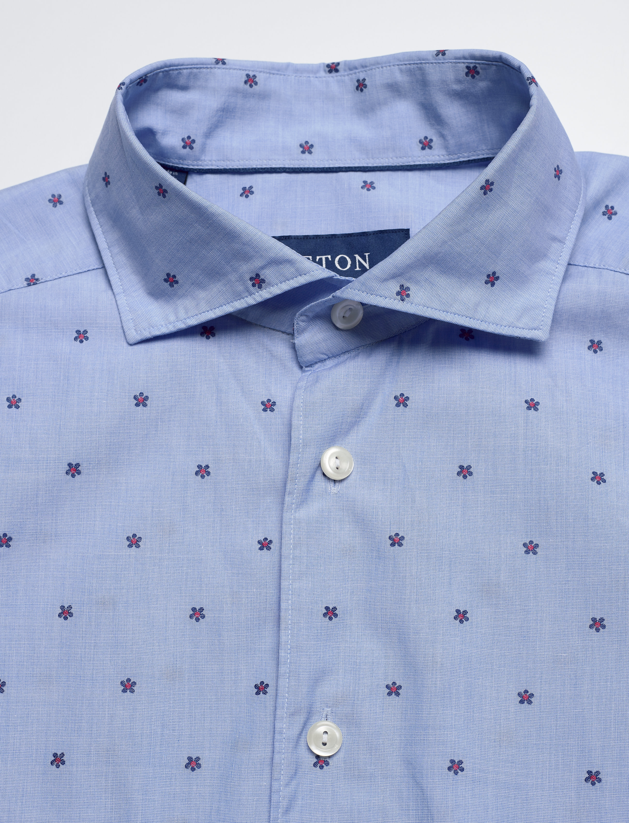Eton - Slim fit Blue Signature Twill shirt - blue - 2