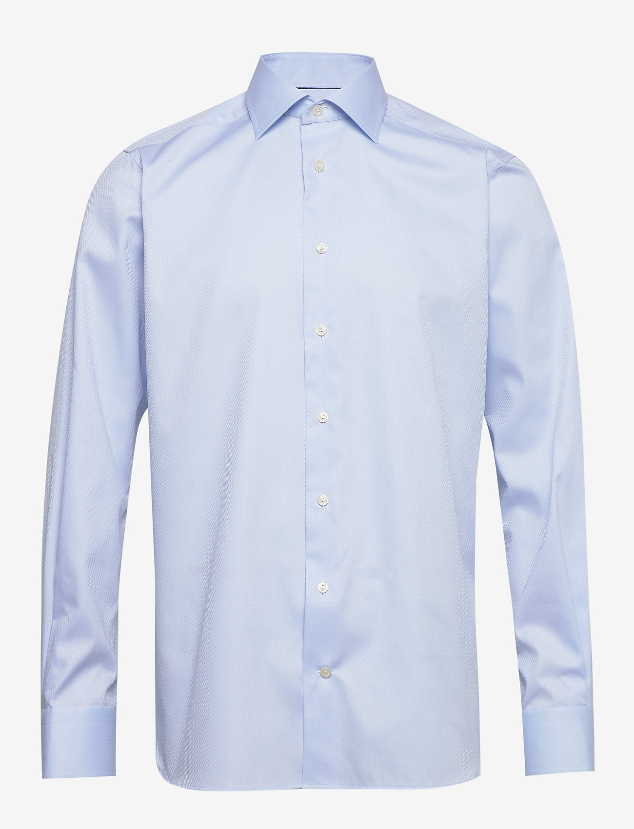 Eton - Light blue water weave shirt - blue - 0