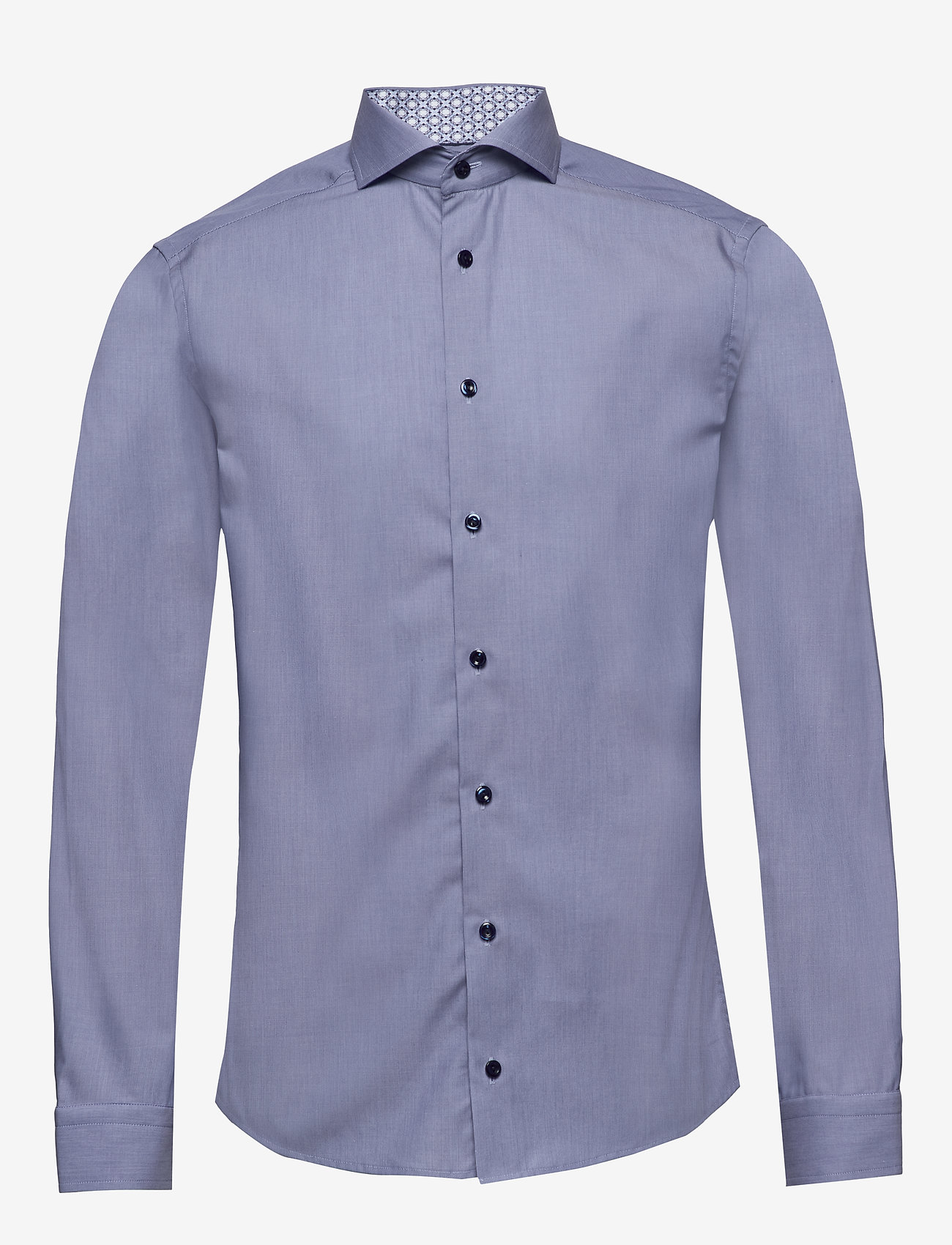 Eton - Hairline striped shirt – details - blue - 0