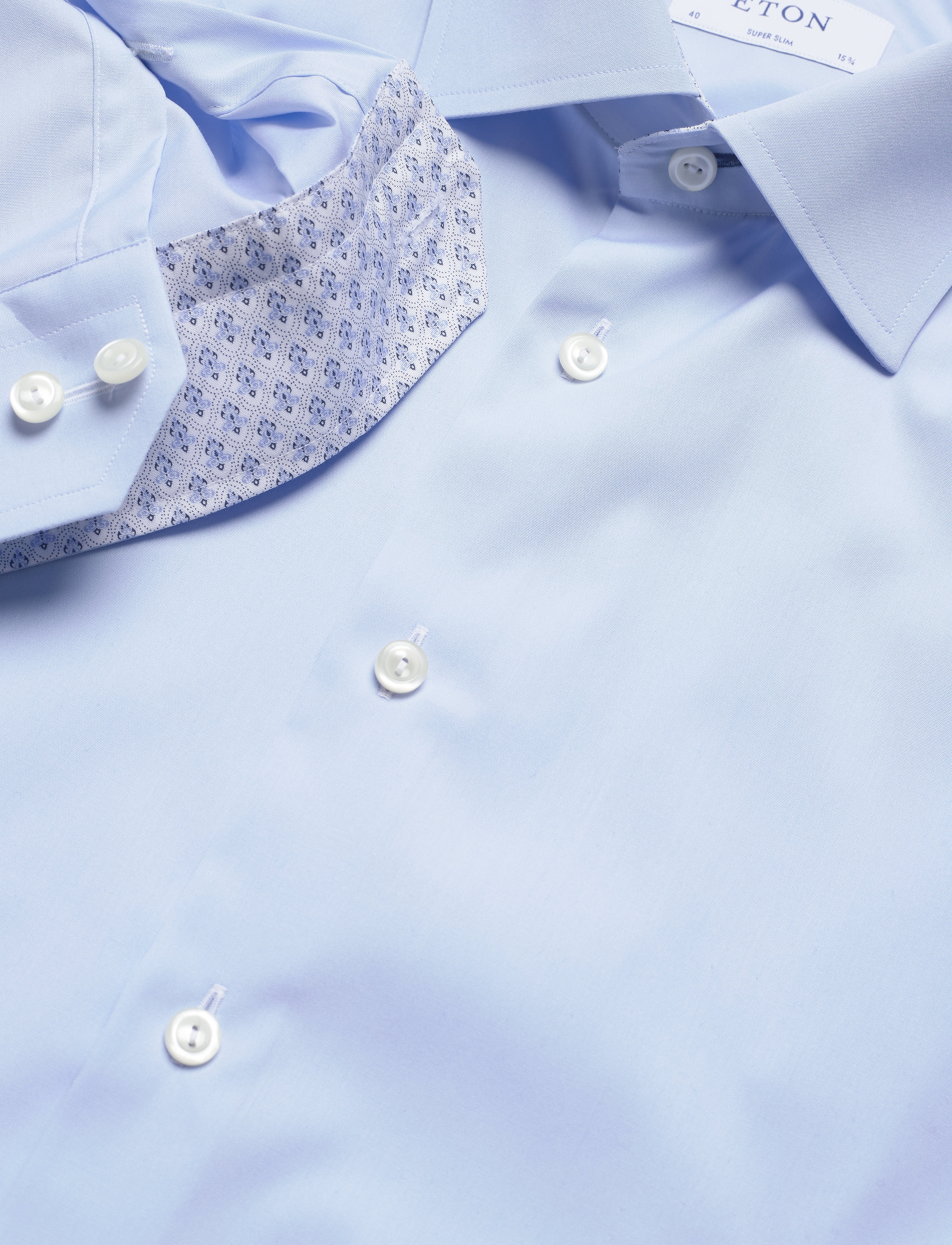 Eton - Twill shirt - blue - 3