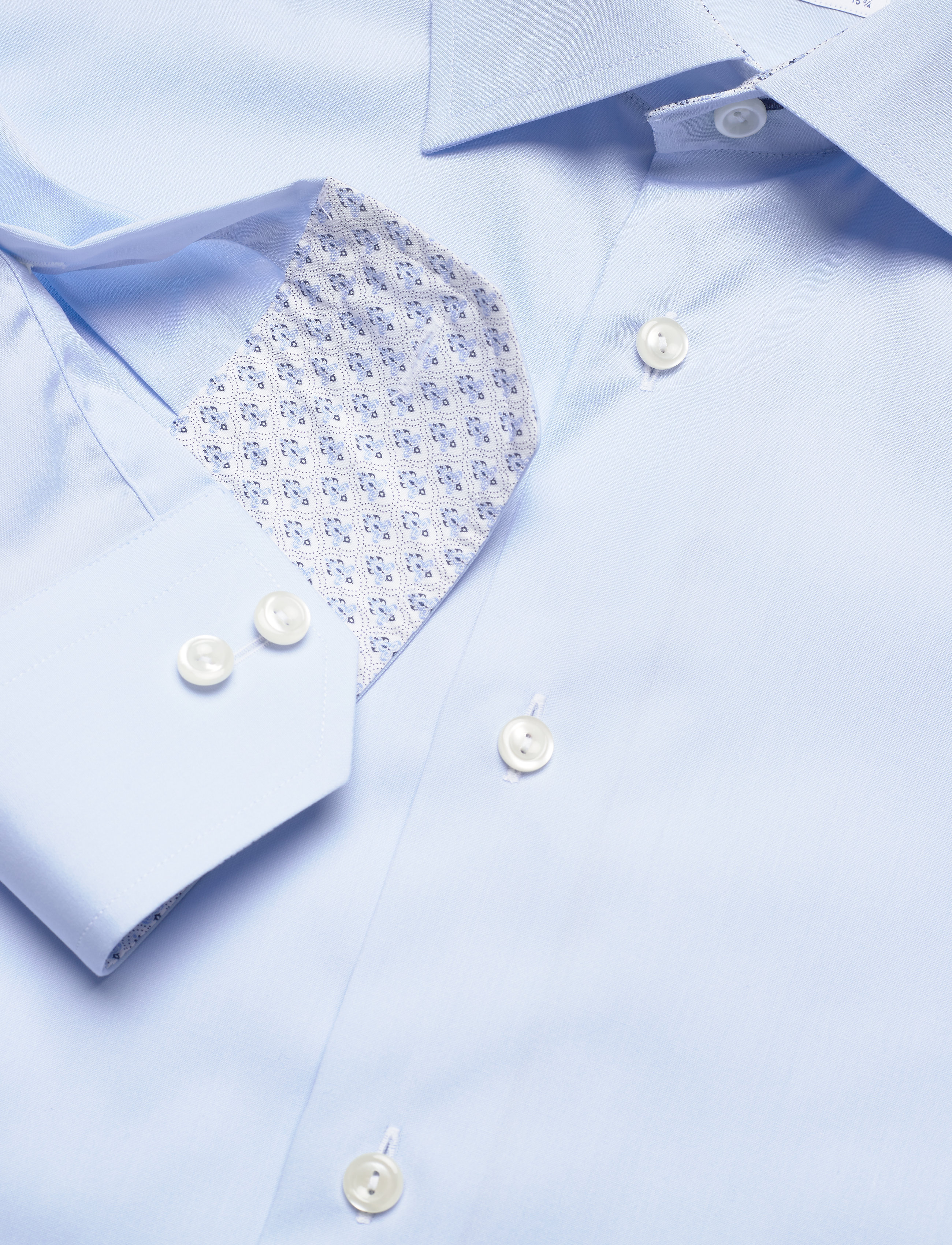 Eton - Poplin shirt – micro - Contemporary fit - blue - 2