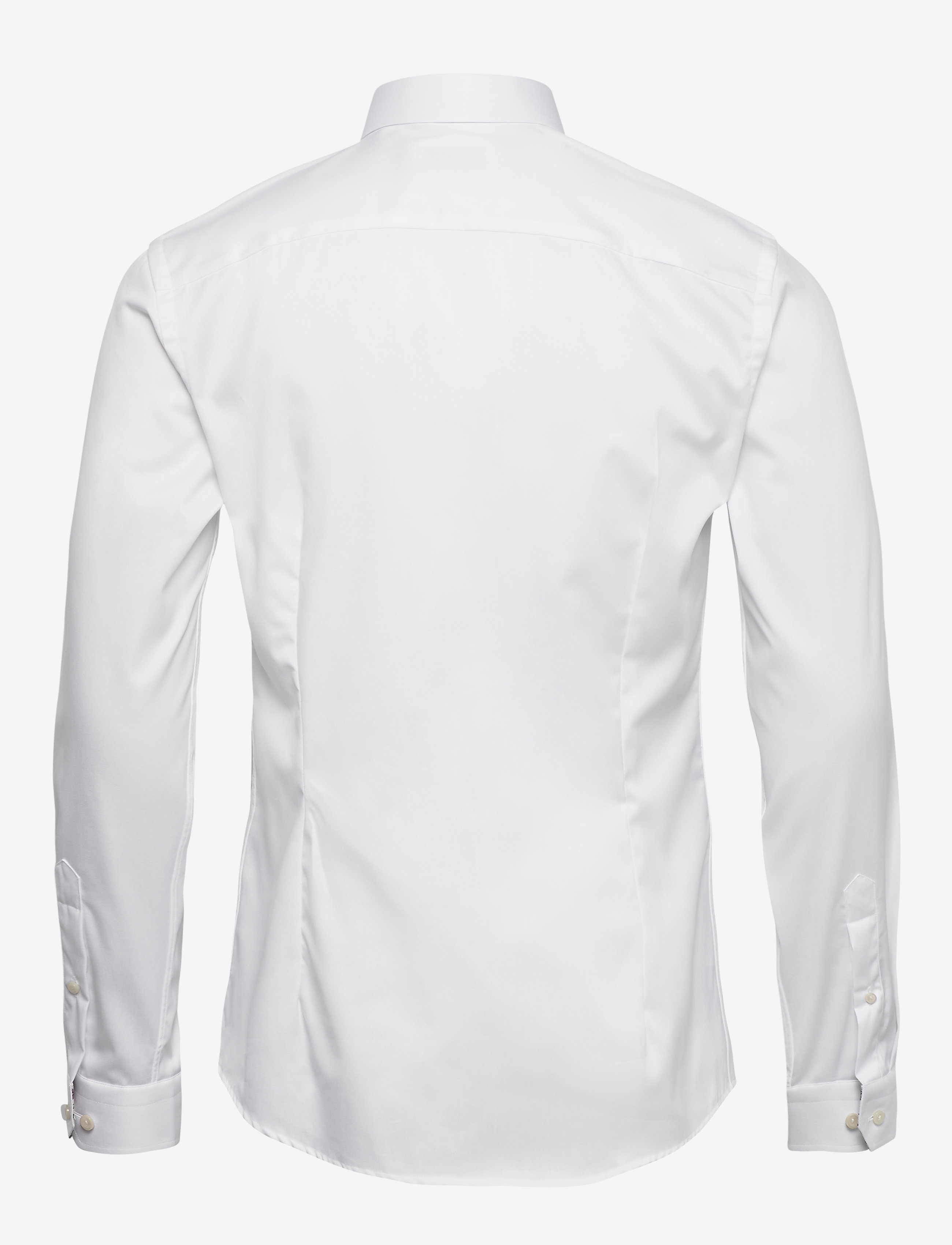 Eton - White twill shirt - flower details - white - 1
