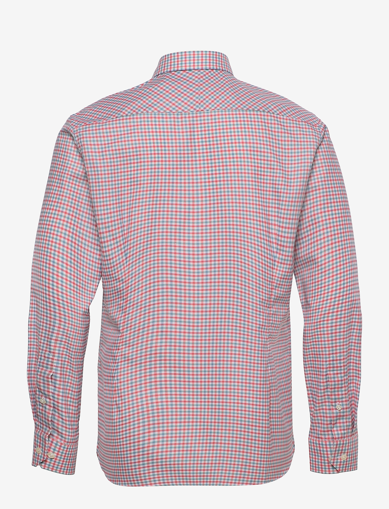 Eton - Beige twill shirt - orange - 1