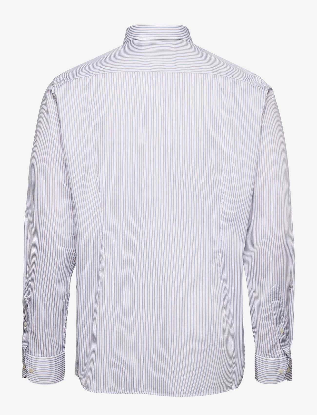 Eton - Men's shirt: Soft Business  Oxford satin - brown - 1