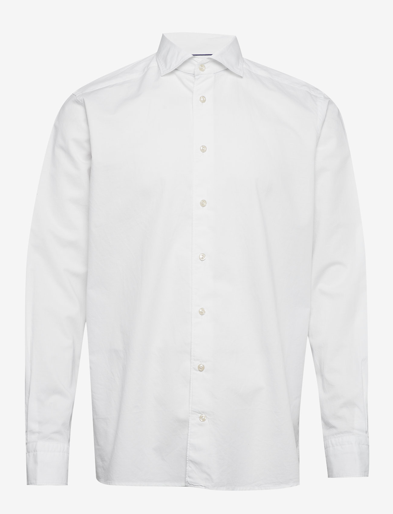 Eton - White cotton silk shirt - soft - white - 0