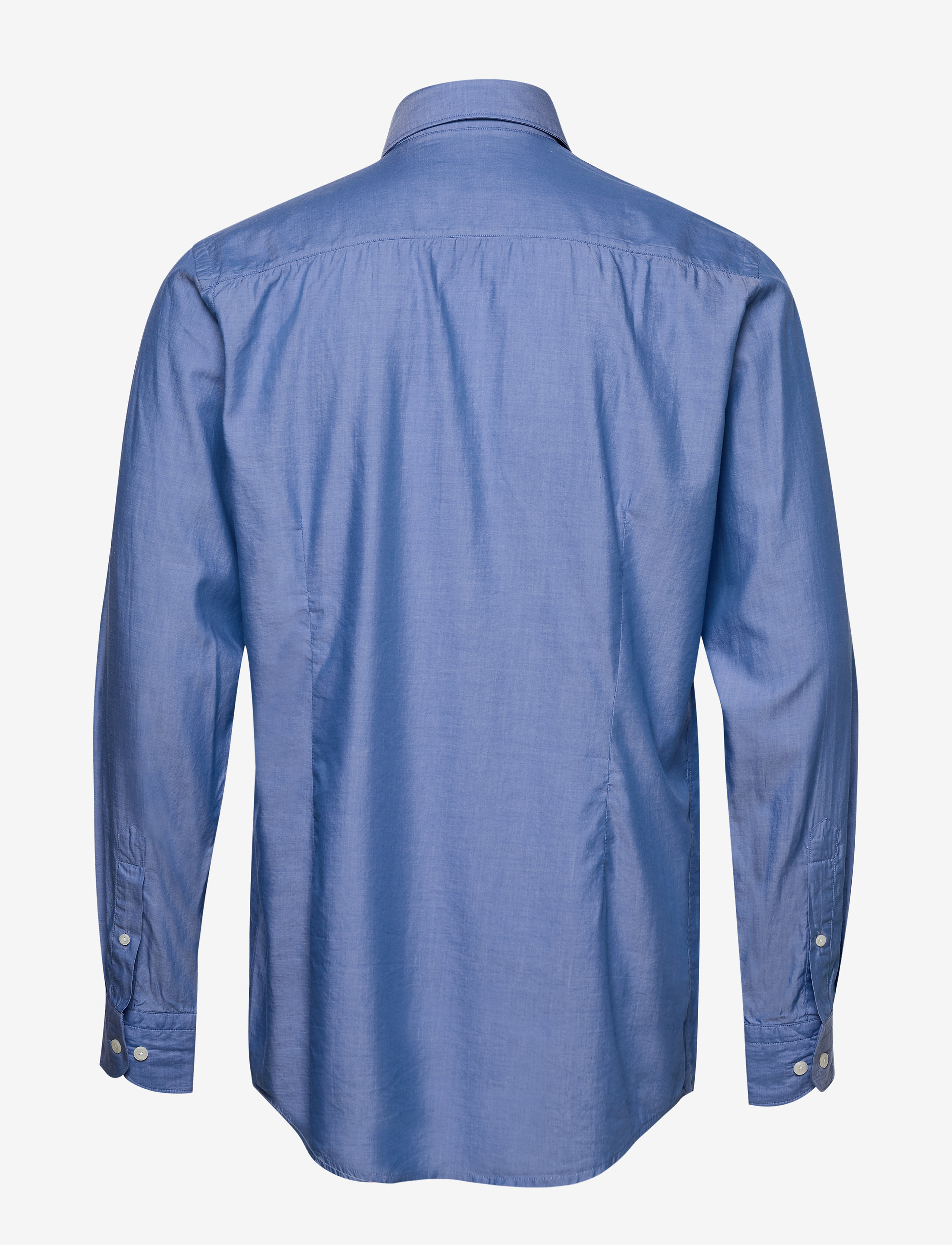 Eton - Blue twill shirt – soft - blue - 1