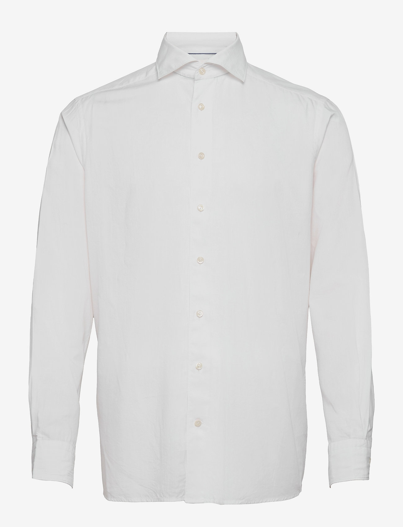 Eton - Blue twill shirt – soft - white - 0