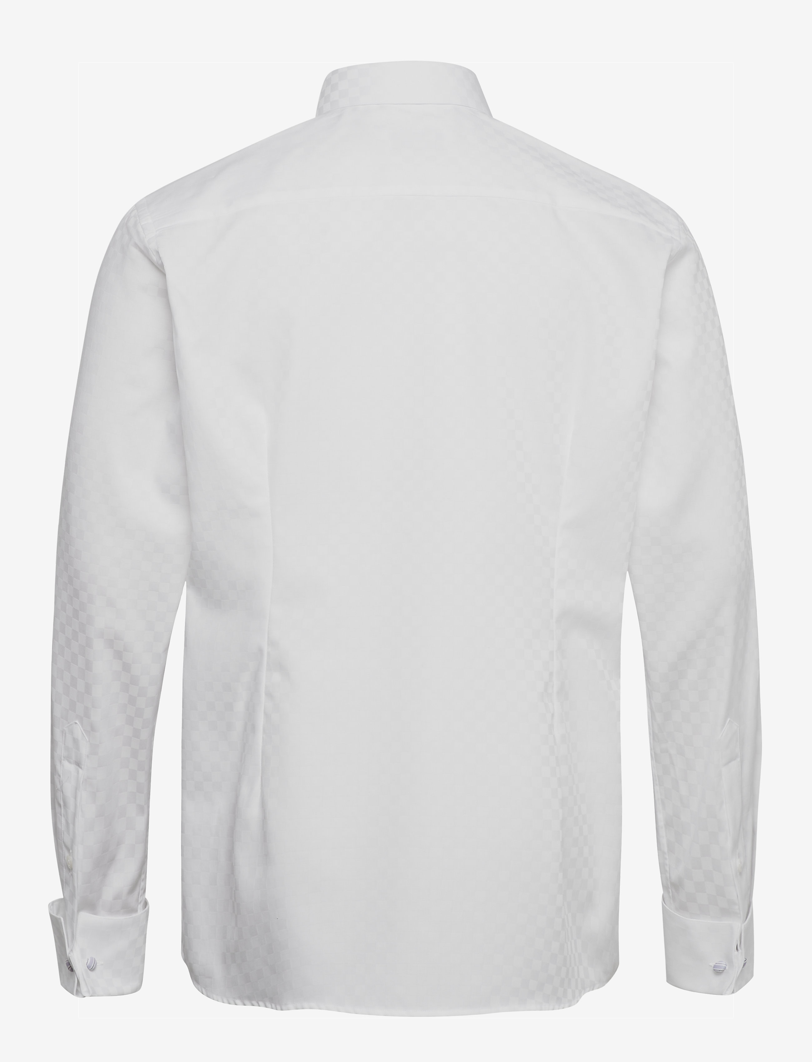 Eton - Chessboard check evening shirt - white - 1
