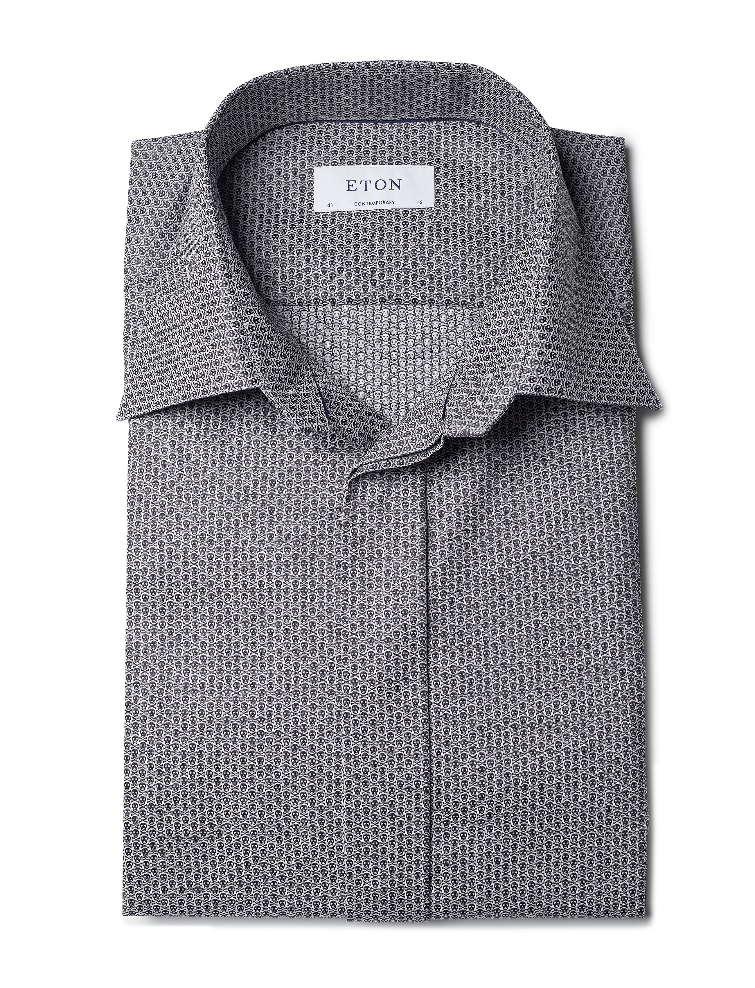 Eton - Skulls evening shirt - black - 4