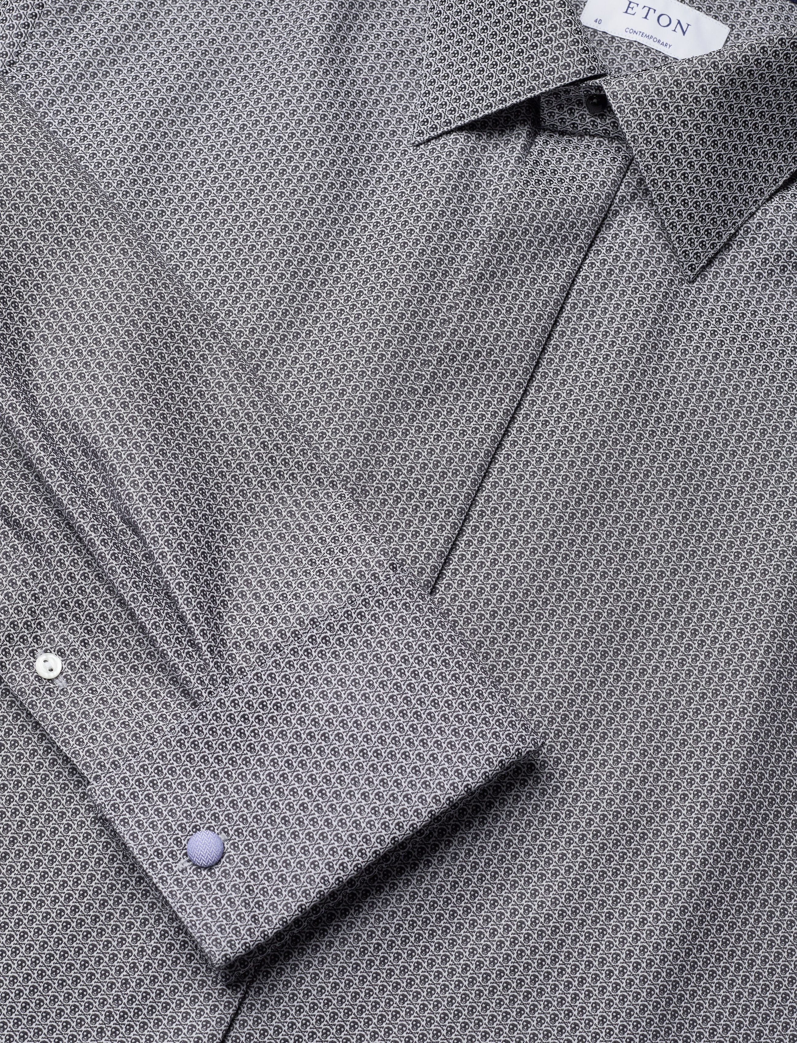 Eton - Skulls evening shirt - black - 3