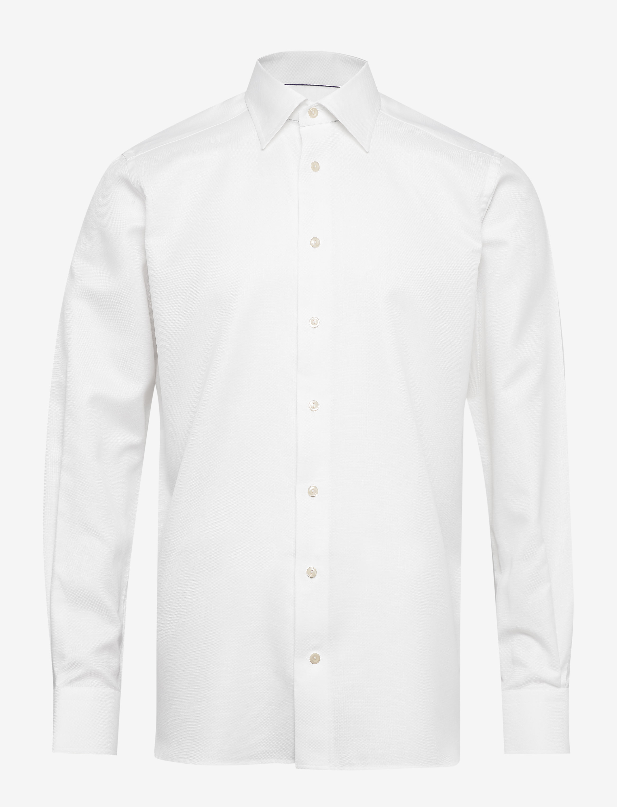 Eton - Men's shirt: Business Casual  Twill - white - 0
