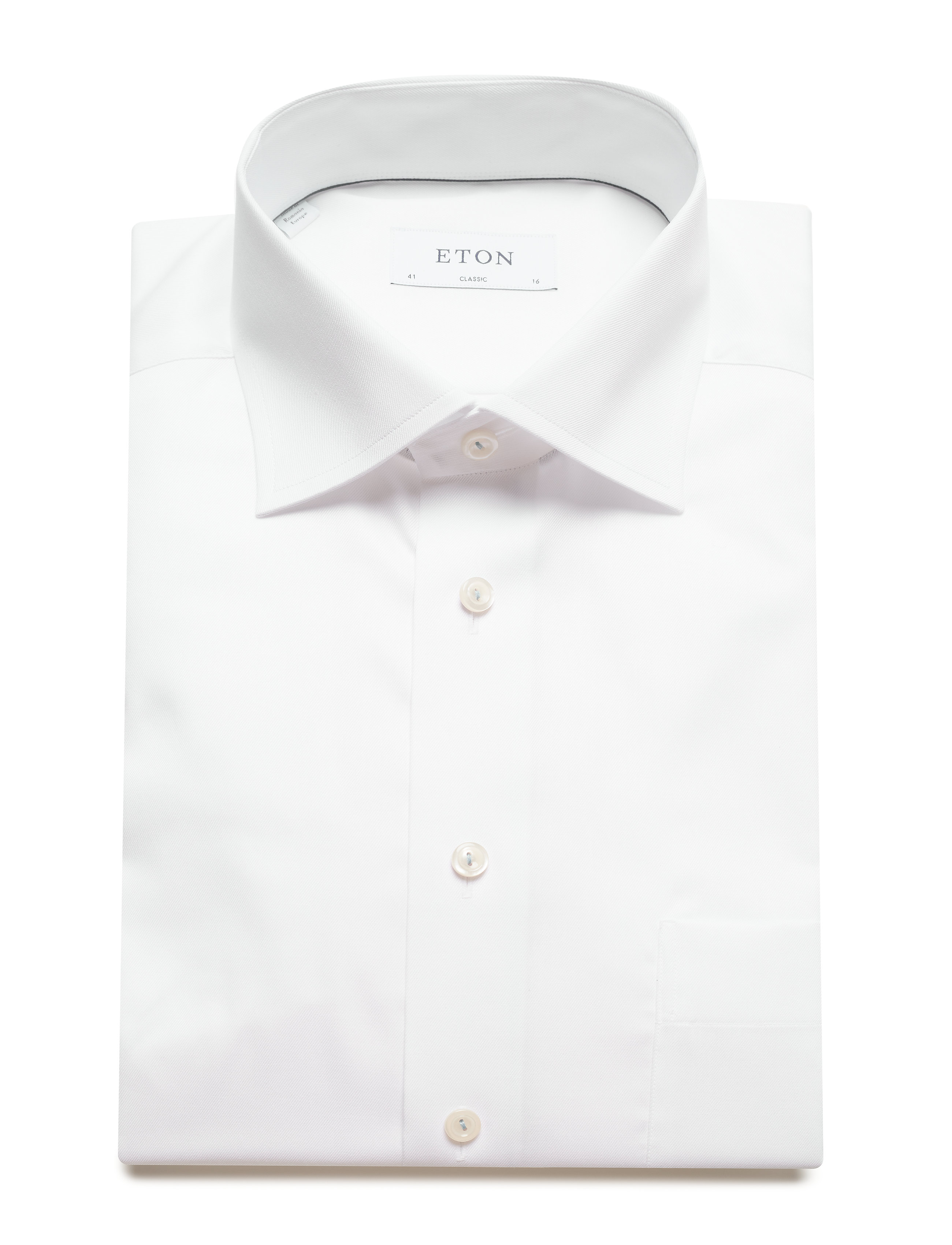 Eton - White royal twill shirt - white - 4