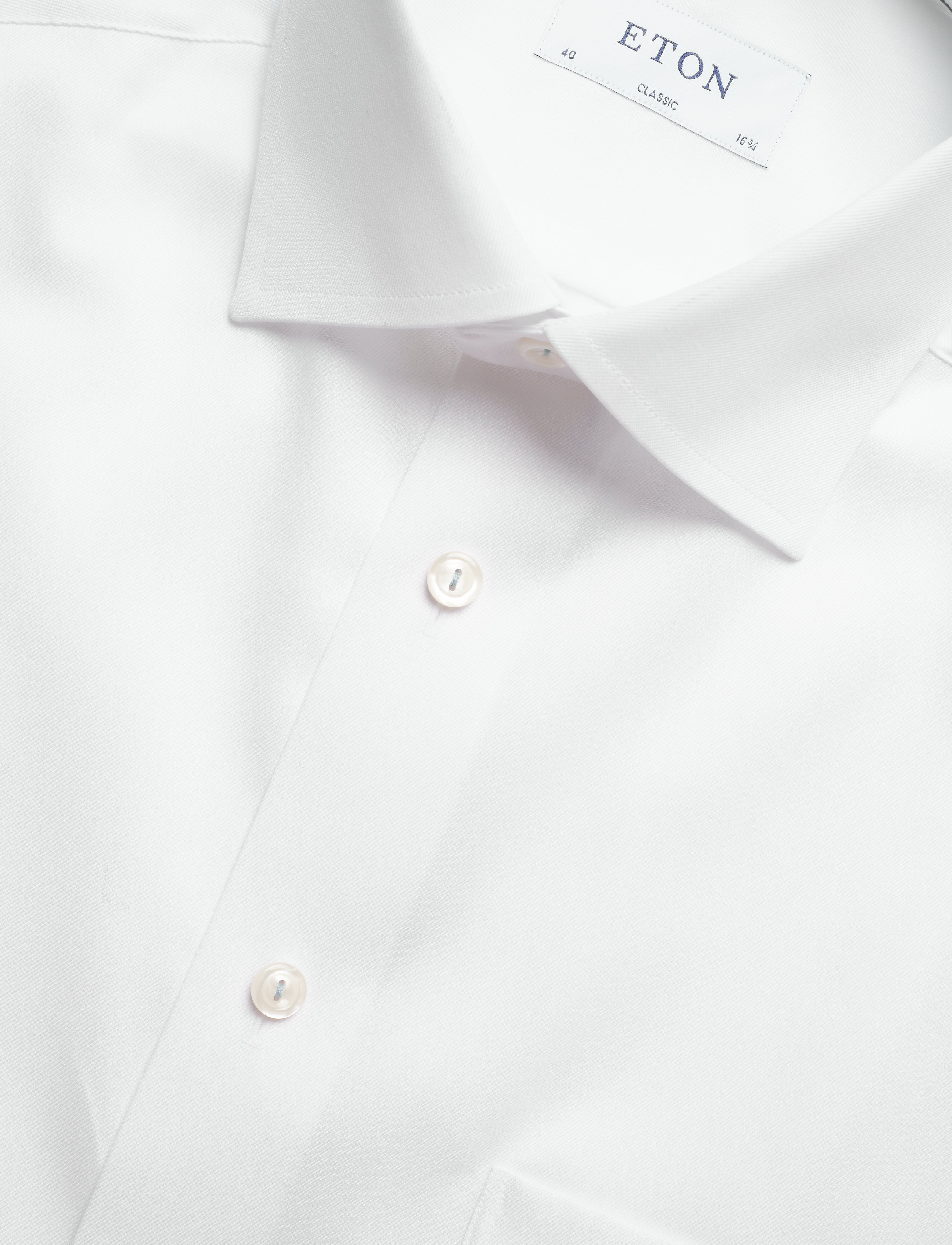 Eton - White royal twill shirt - white - 3