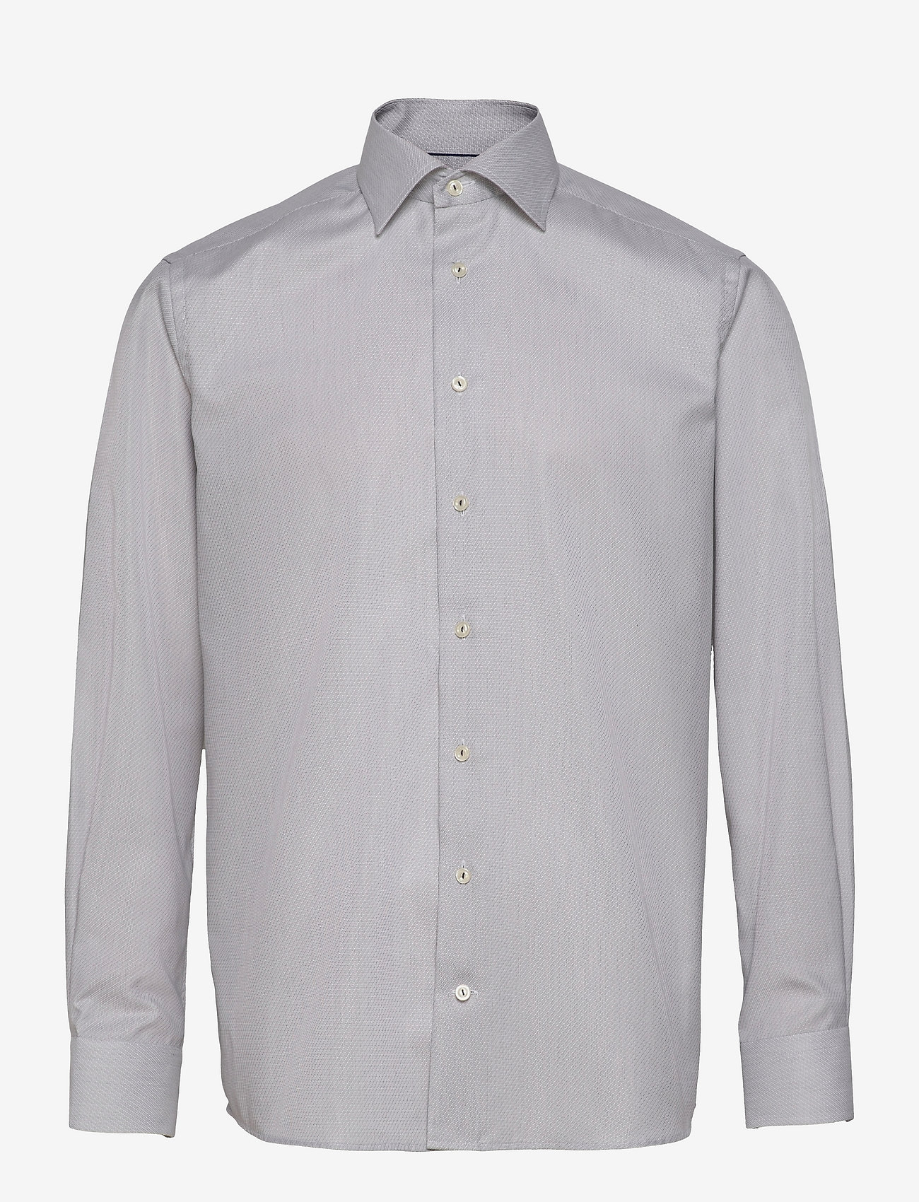 Eton - Men's shirt: Business  Dobby - dark grey - 0