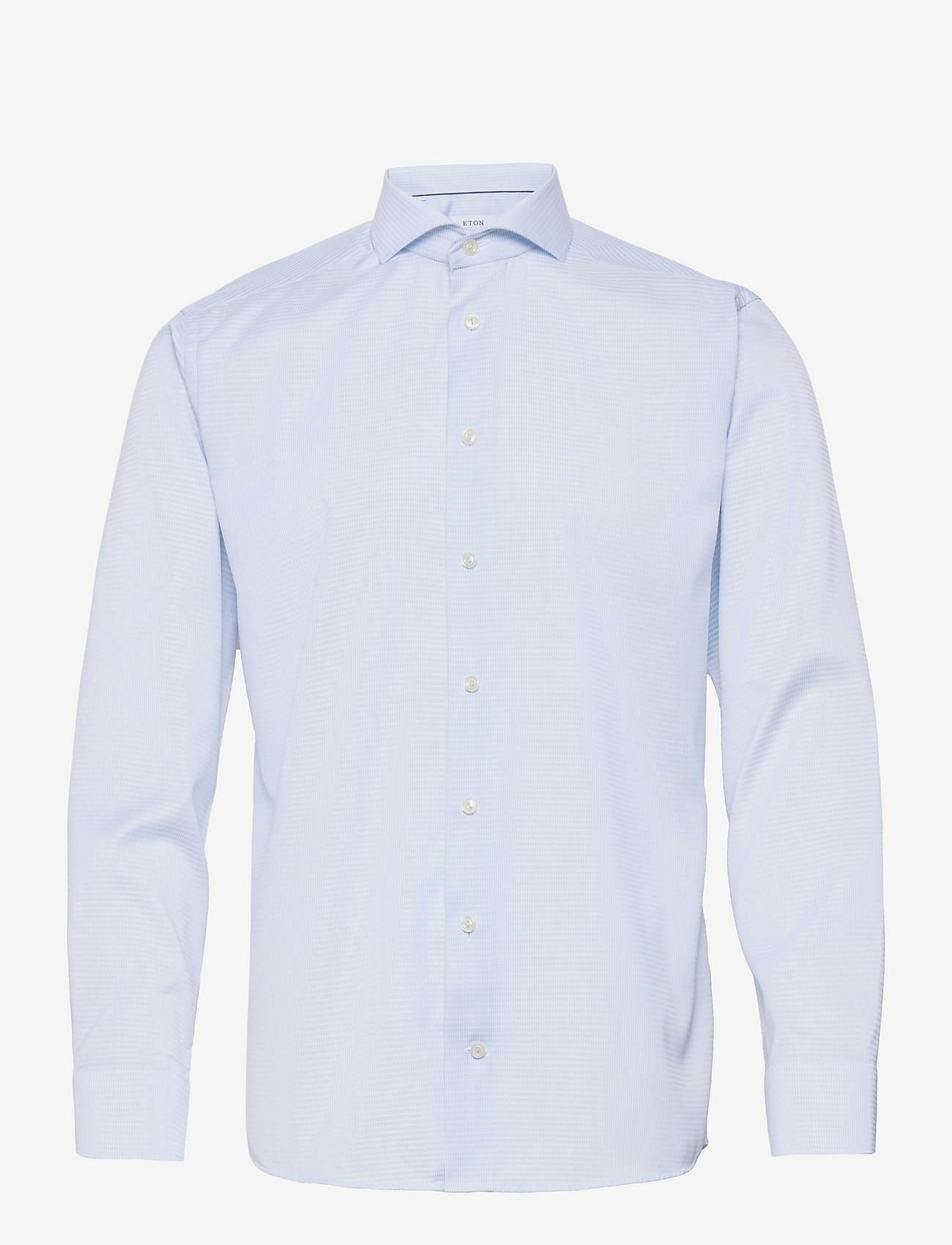 Eton - Men's shirt: Business  Dobby - light blue - 0