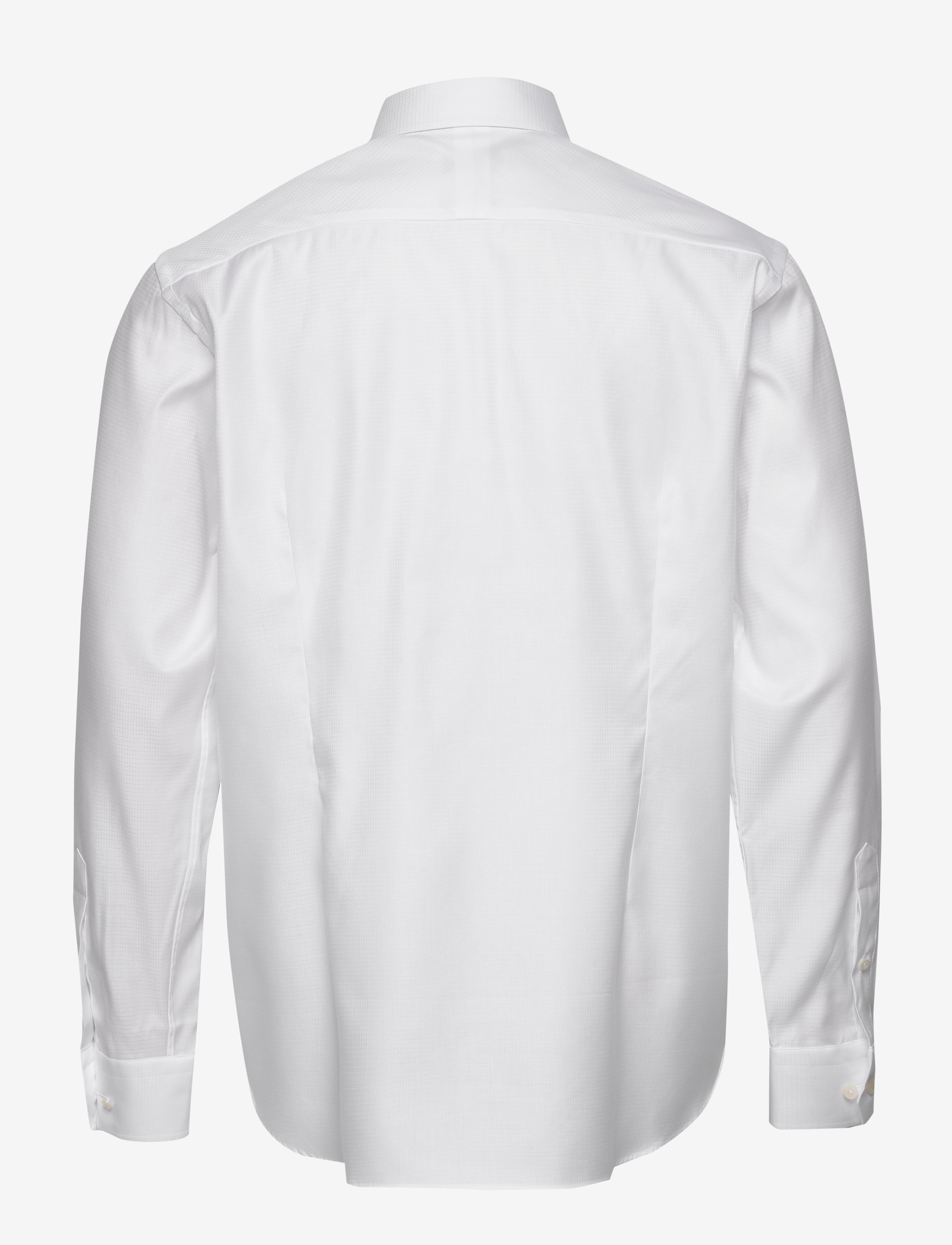 Eton - White micro weave twill shirt - white - 1