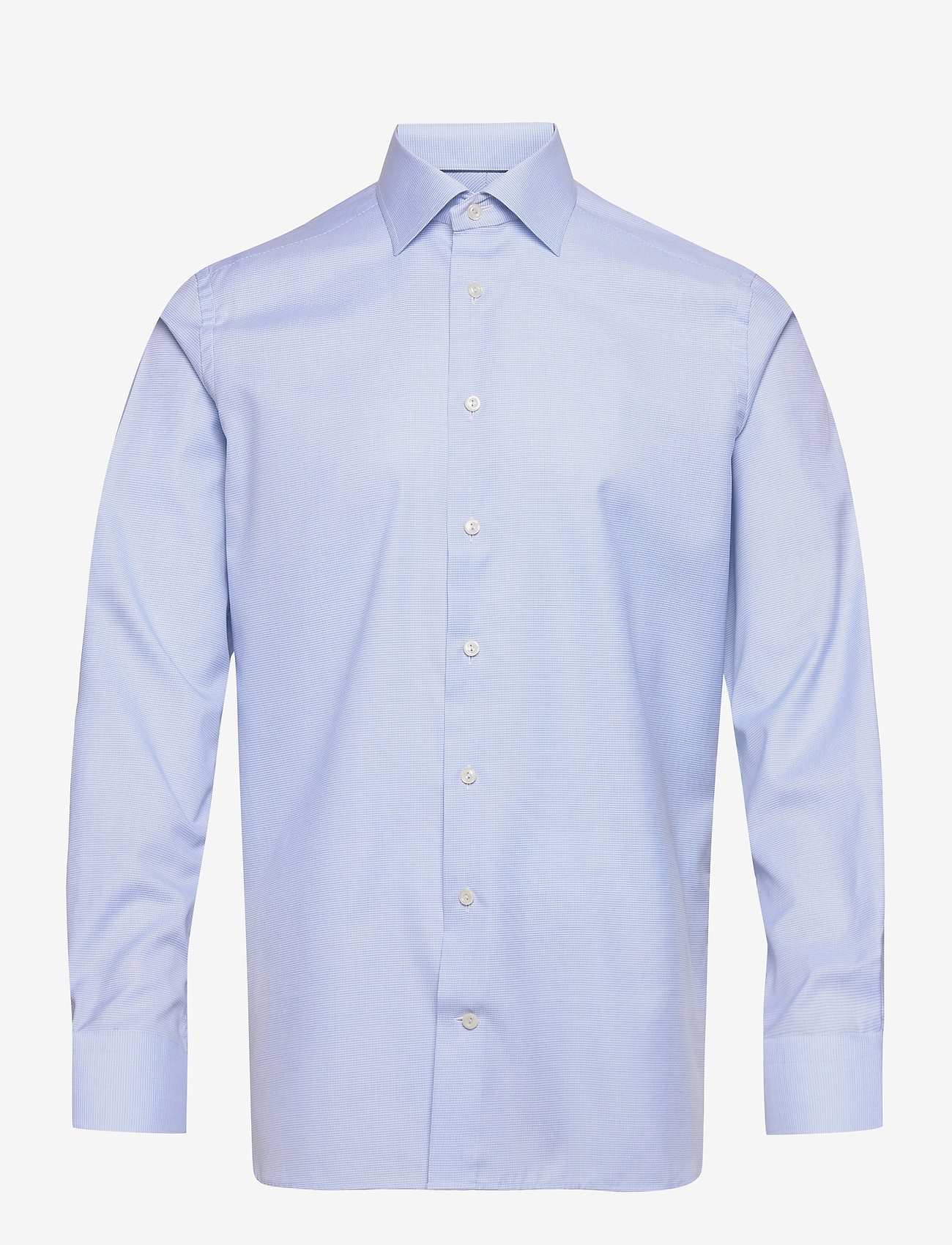 Eton - Men's shirt: Business  Signature Twill - light blue - 0