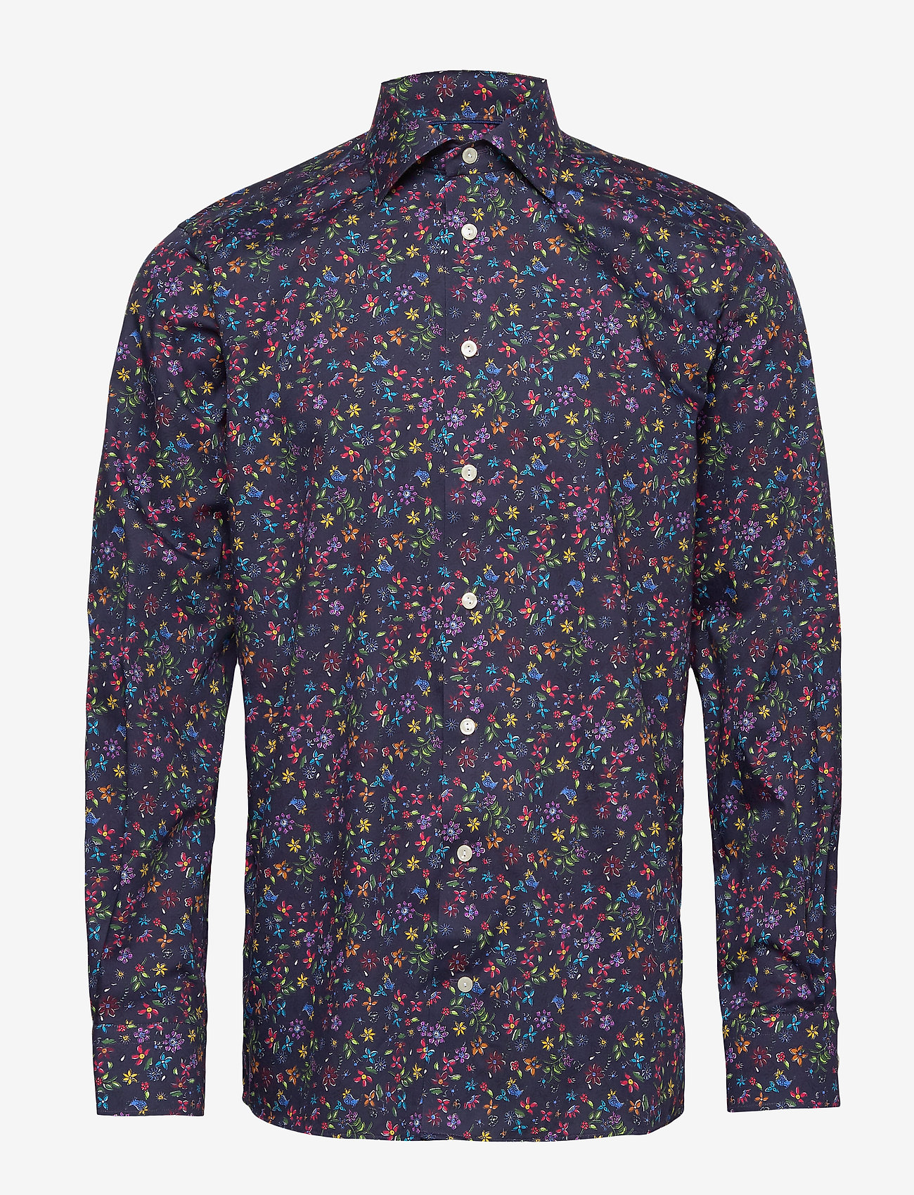 Eton - Valley of flowers shirt - Contemporary fit - blue - 0