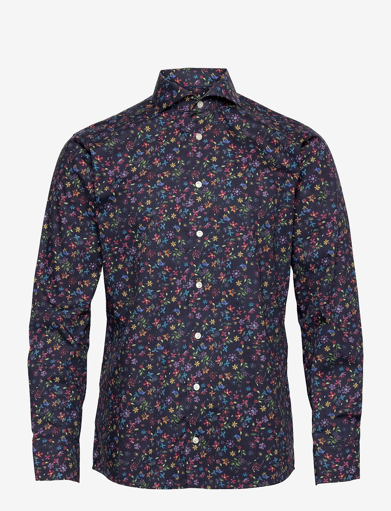 Eton - Men's shirt: Business  Signature Twill - navy blue - 0