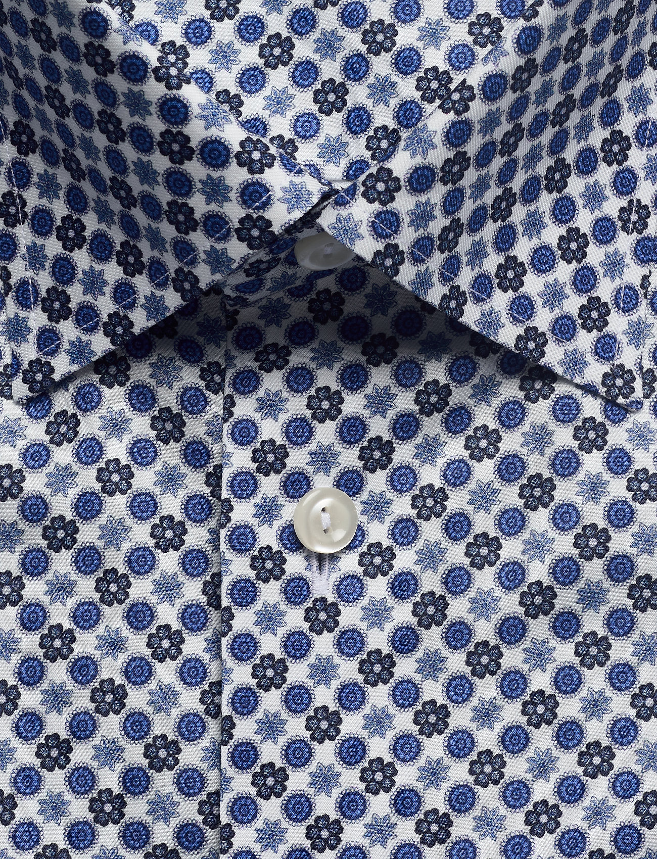 Eton - Midi medallion print shirt - Contemporary fit - blue - 2